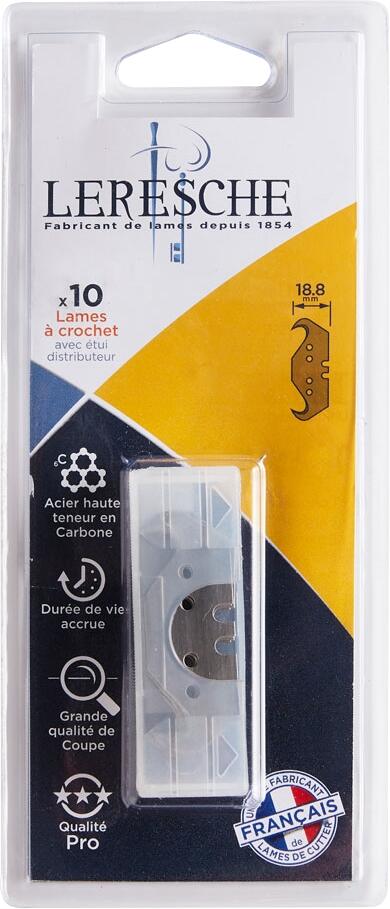 Lot de 10 lames crochets réversible 51 mm - LERESCHE - 3