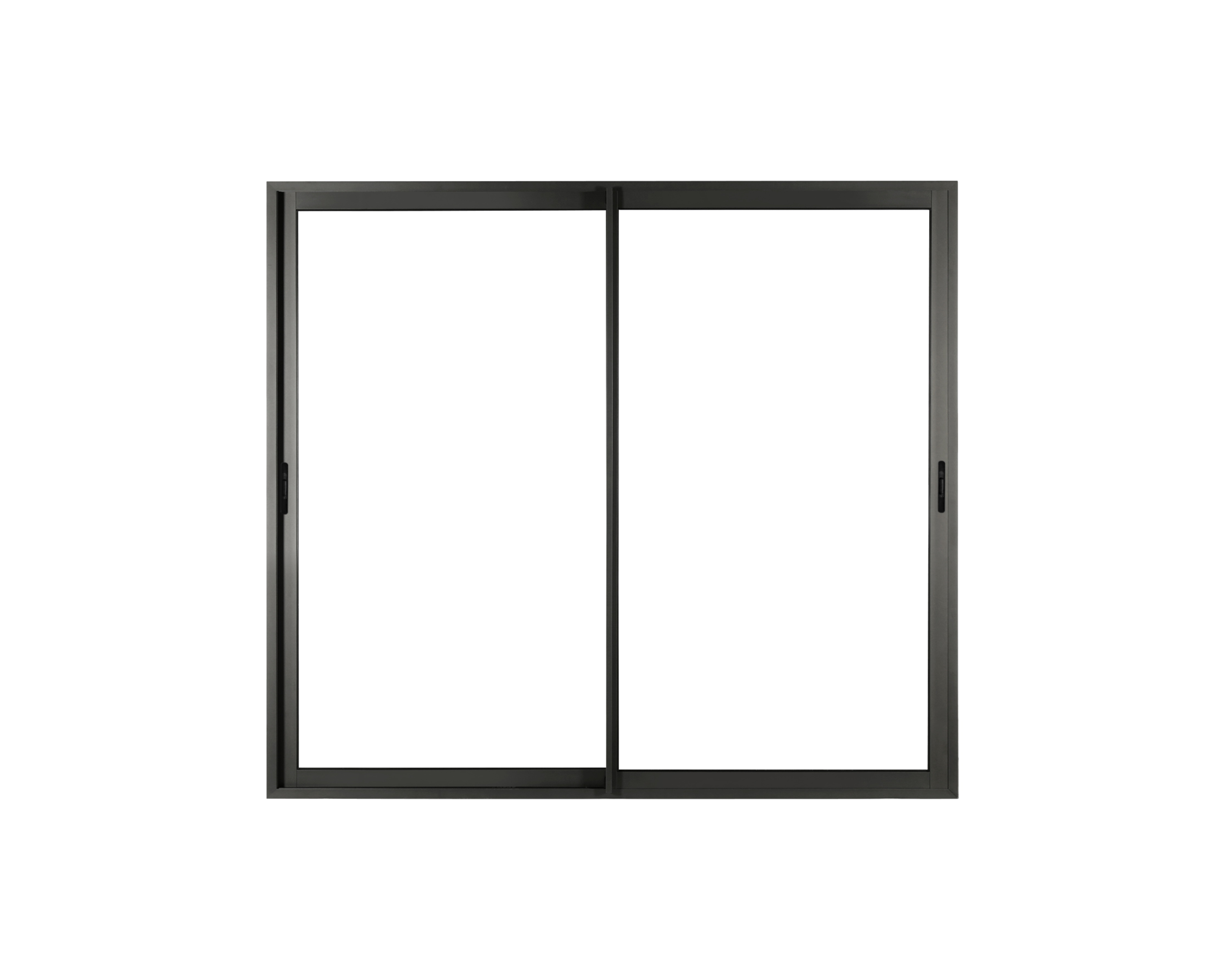 Baie coulissante aluminium H.215 x l.240 cm gris - 6