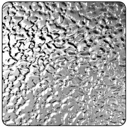 tôle aluminium granité brut 1000x120mm - 2