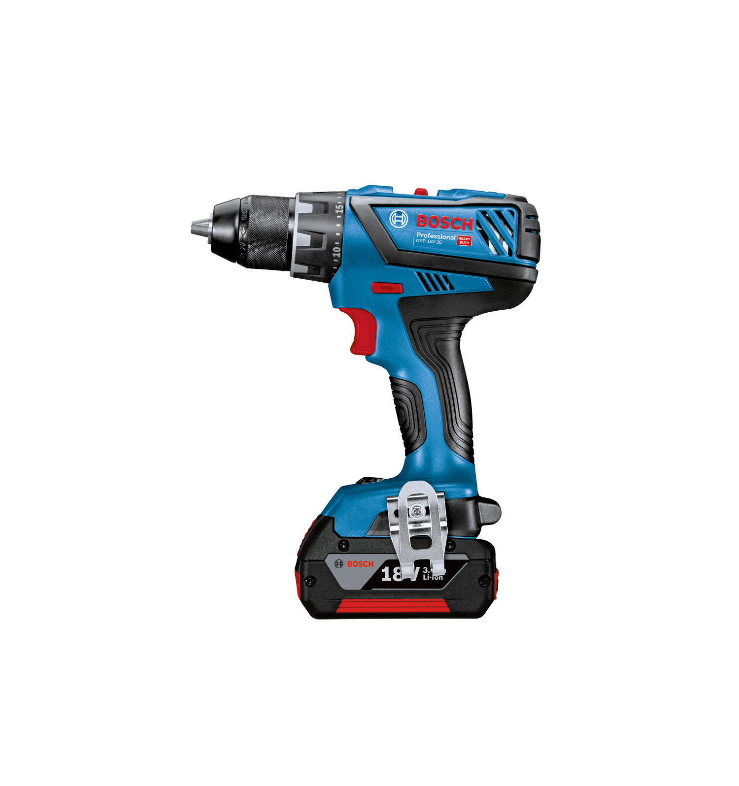 Perceuse visseuse sans fil 18V 3Ah + coffret LBOXX -  BOSCH PROFESSIONAL - 4