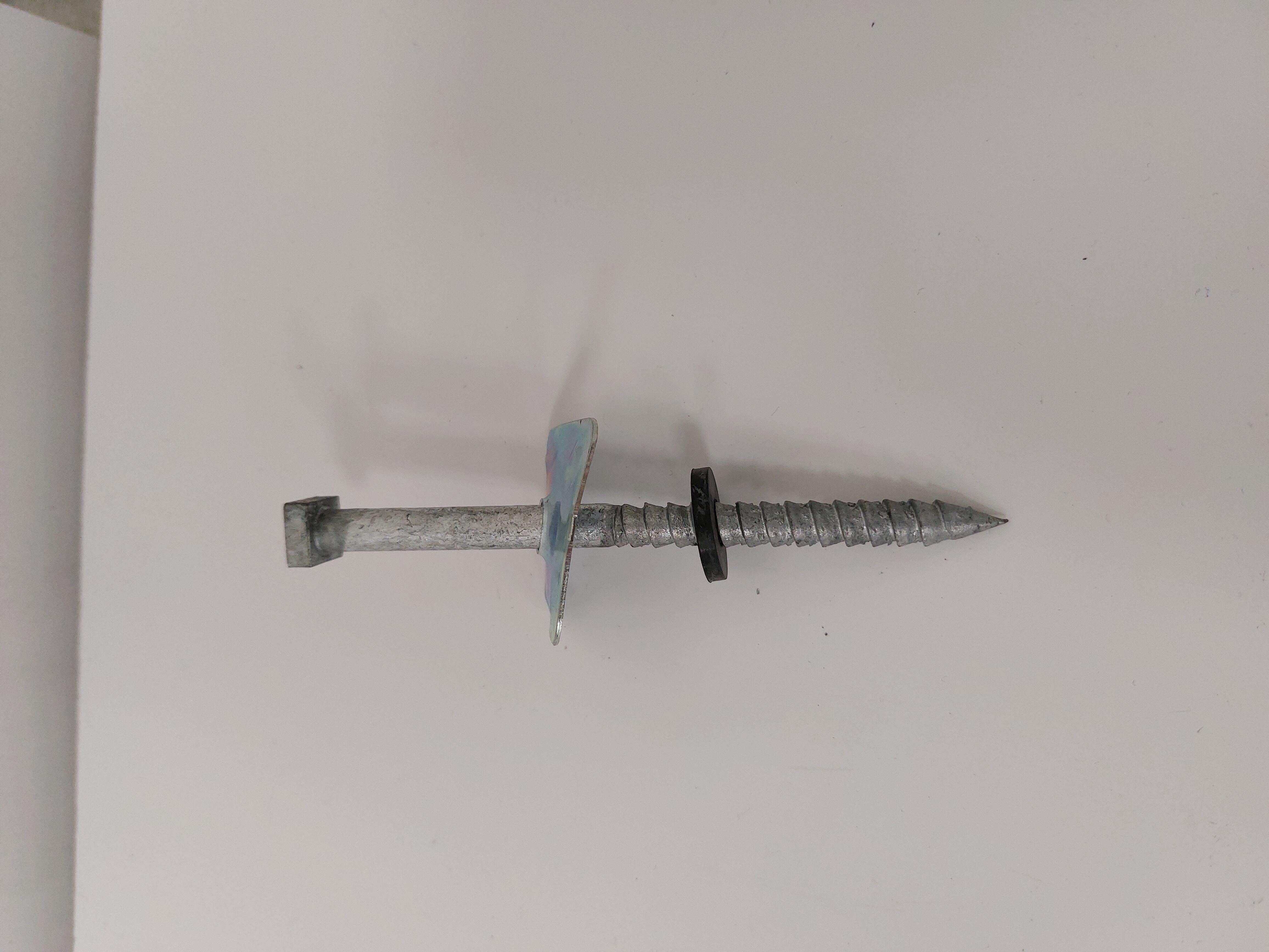 50 TIREFONDS 8X120MM + RONDELLE POUR PLAQUE FIBRECIMENT - ETANCO - 4