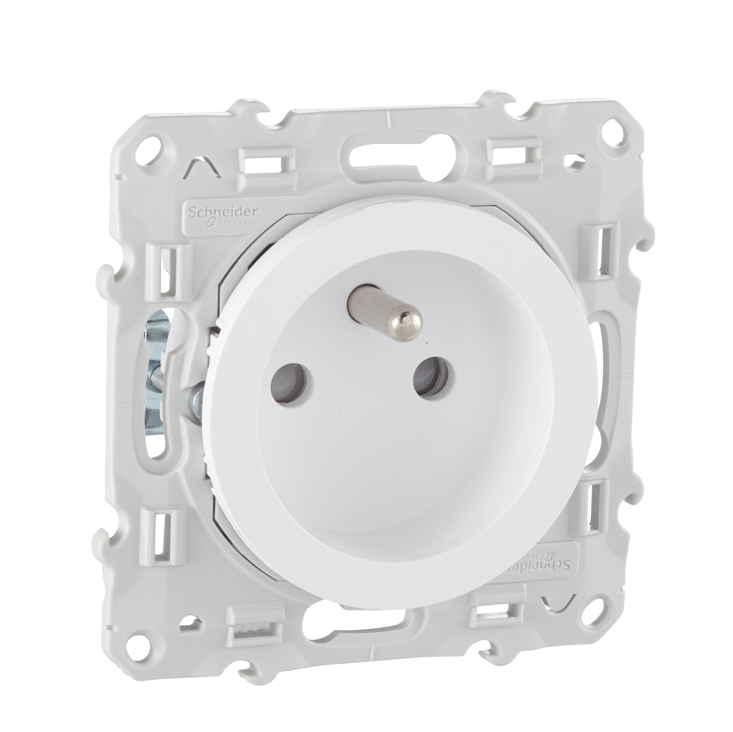 Prise de courant 2P+T encastrable ODACE  - SCHNEIDER ELECTRIC - 9