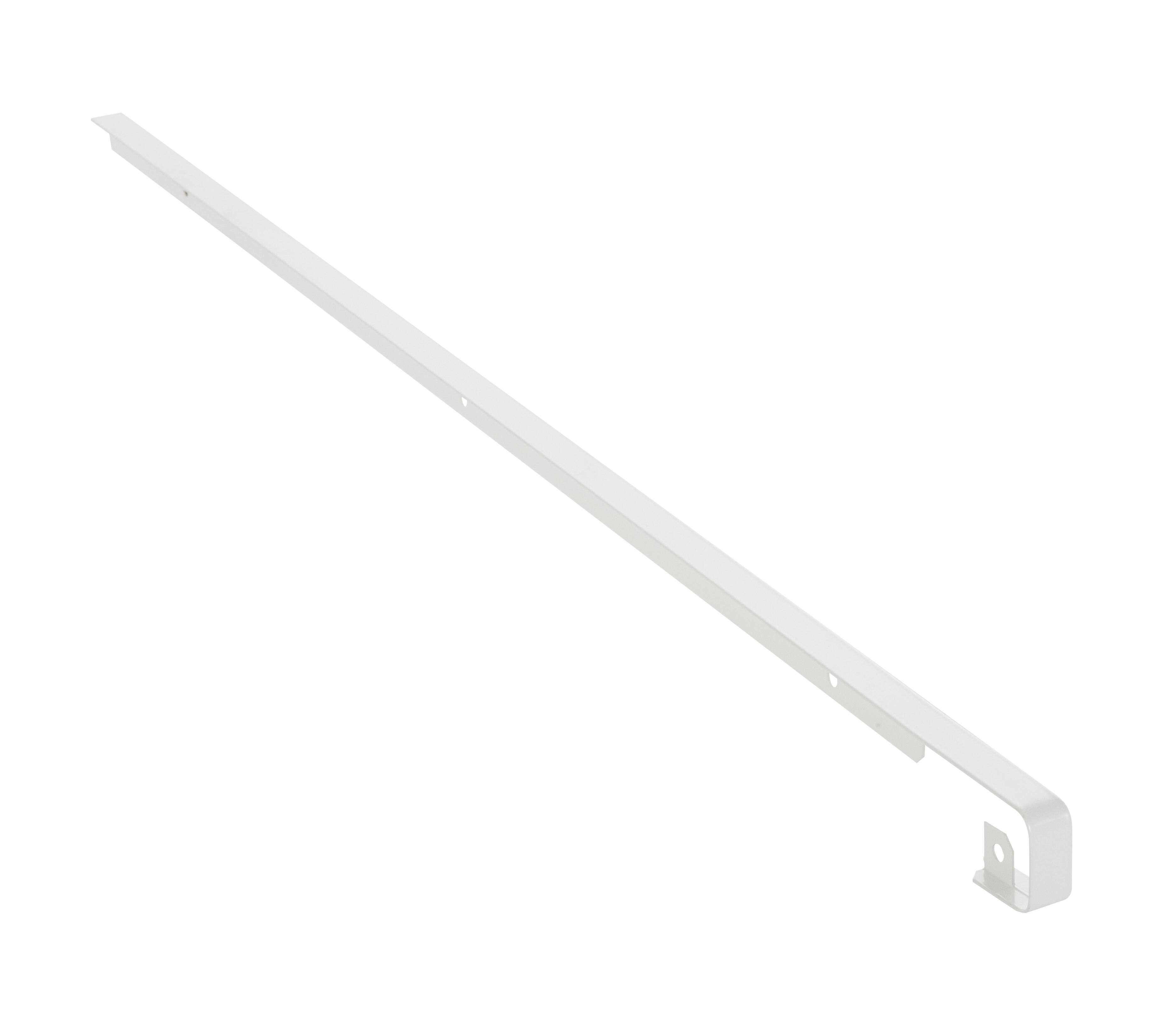 Profil de jonction droite 2 quarts de rond rayon 6-8 mm 28x670 mm Blanc - 2