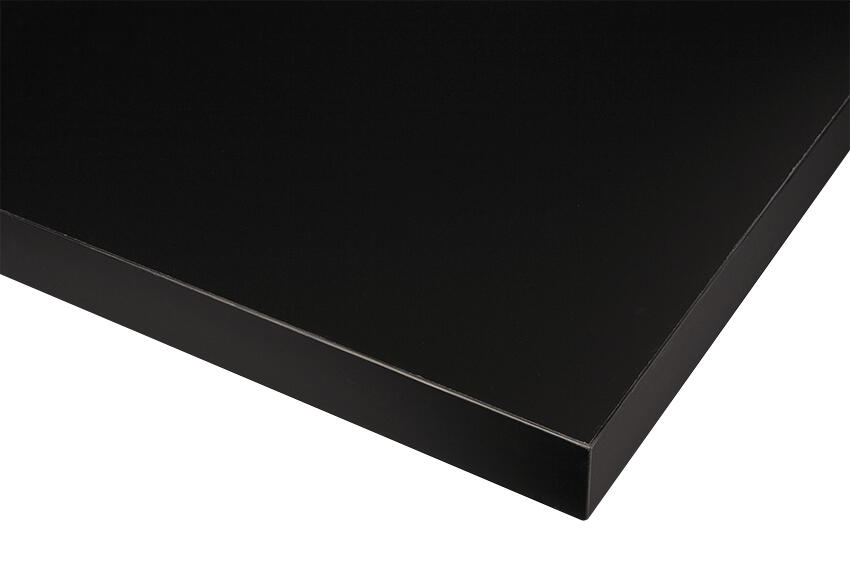 Plan de travail îlot stratifié noir mat L.1840 x P.1000 x ép.38 mm hydrofuge - 3