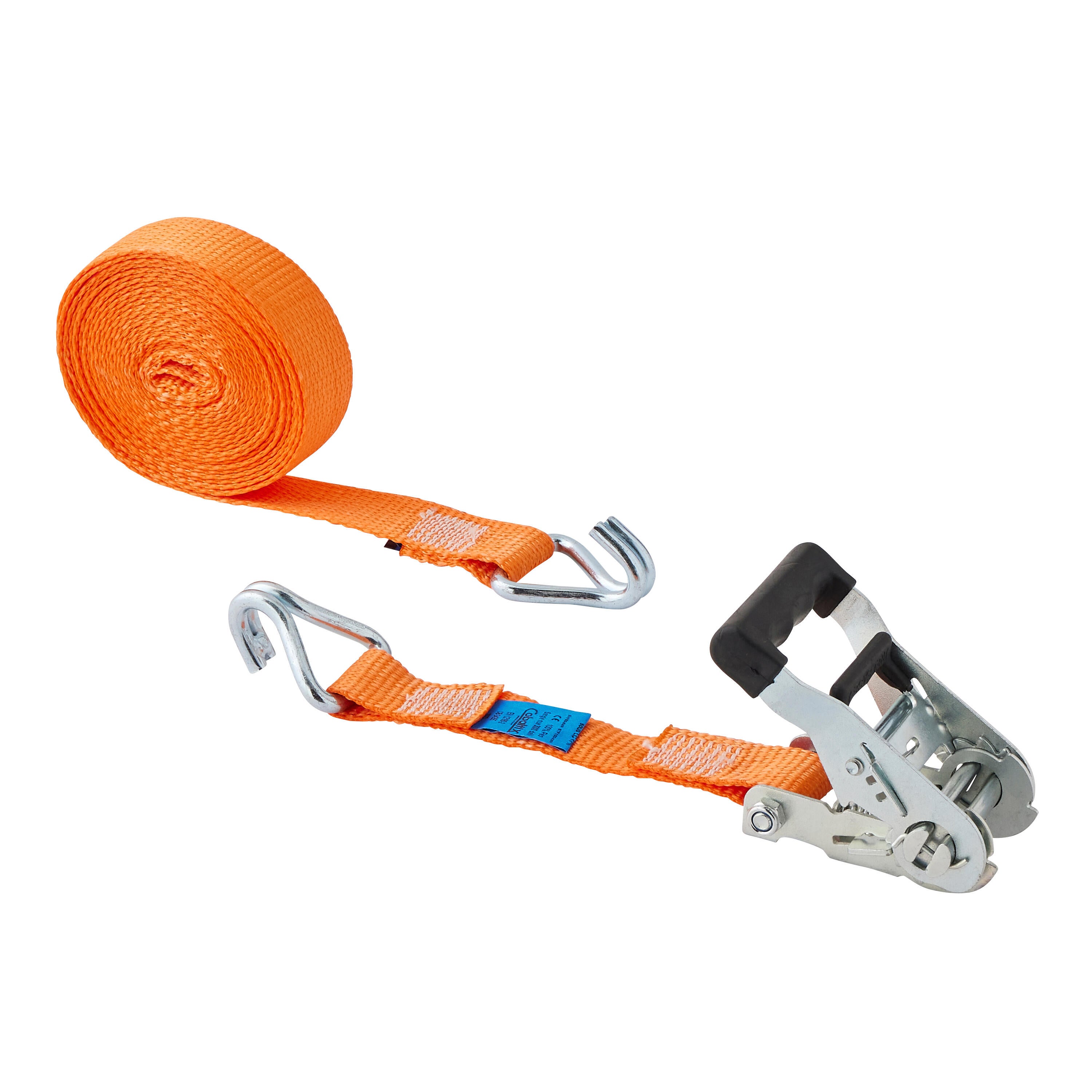 Sangle d'arrimage à cliquet Long. 6 m orange - COBALTIX - 3