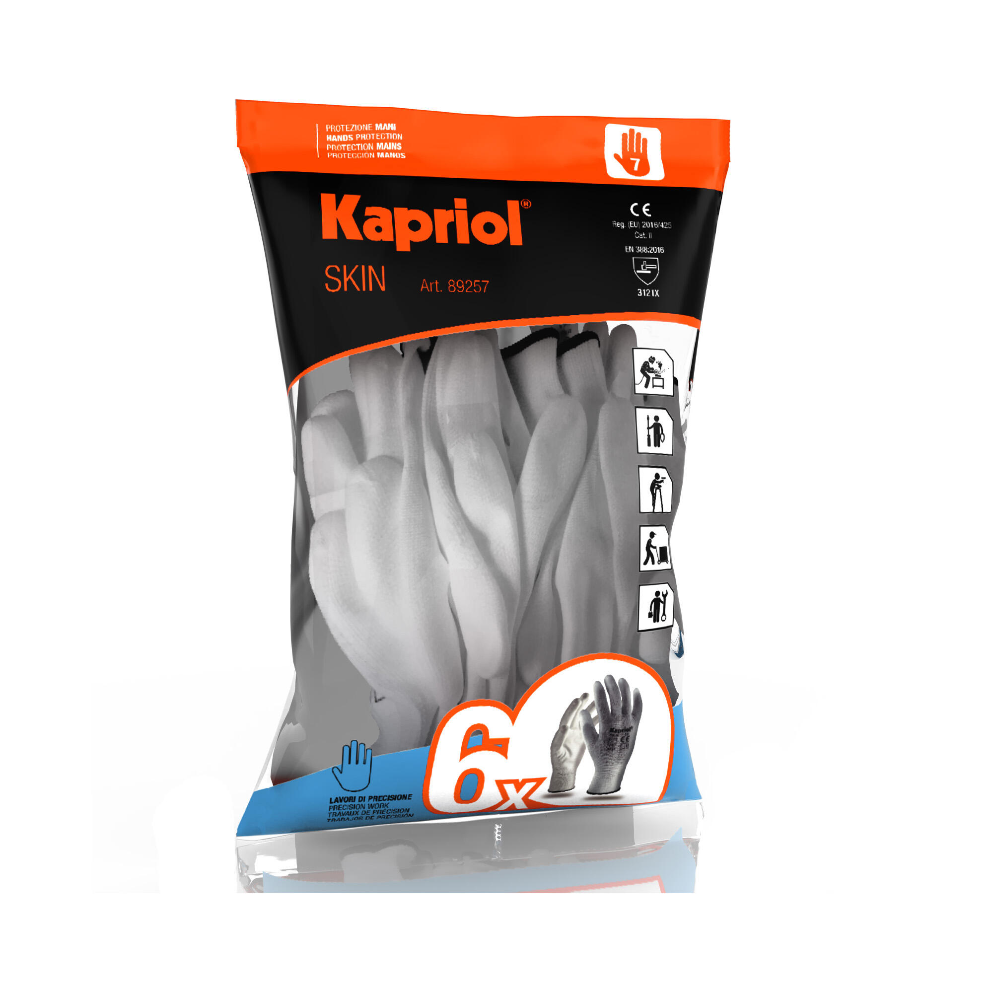 Gants de protection pour peintre T.10 Skin Lot de 6 - KAPRIOL  - 5