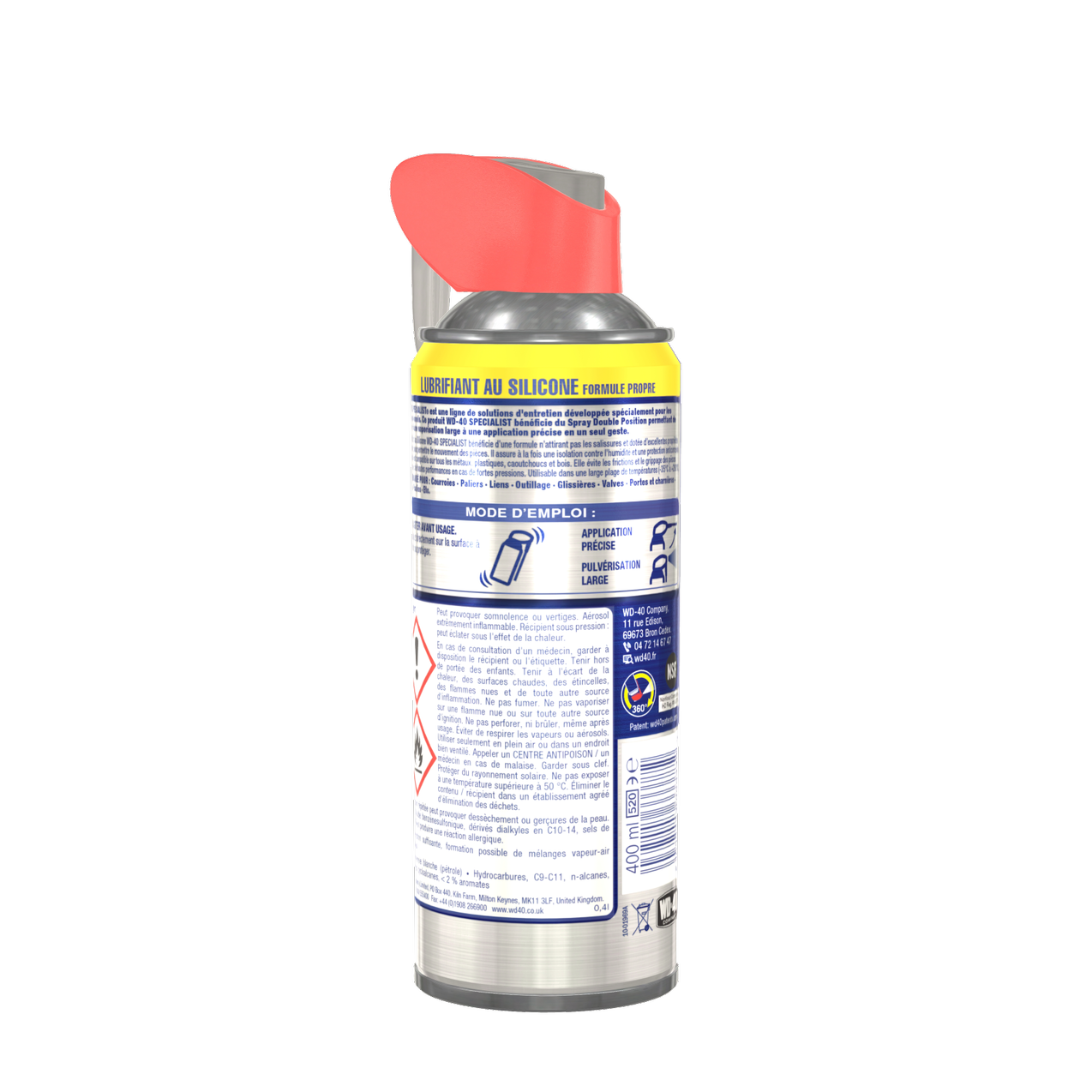 Lubrifiant au silicone 400 ml - WD-40 - 2
