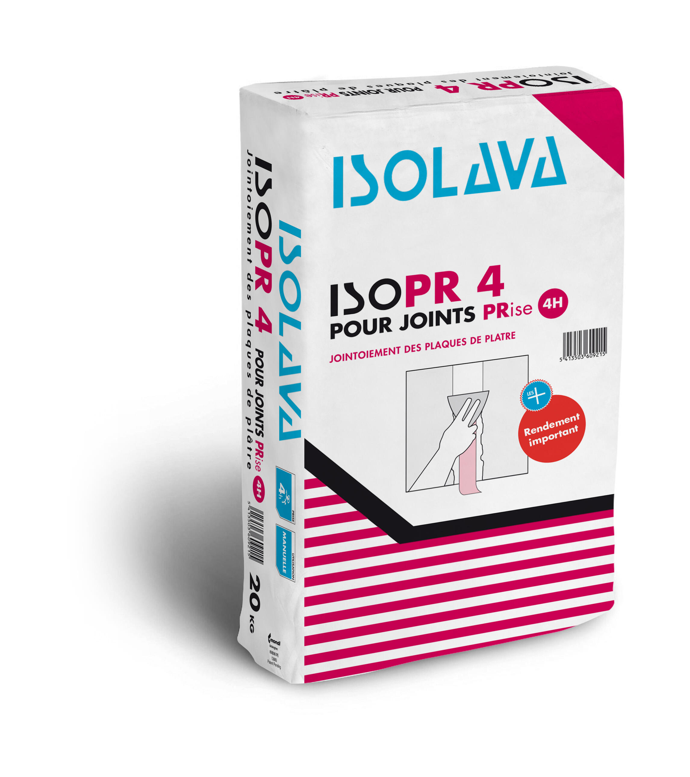 Enduit joint 4h 20 kg Isopr - ISOLAVA - 2