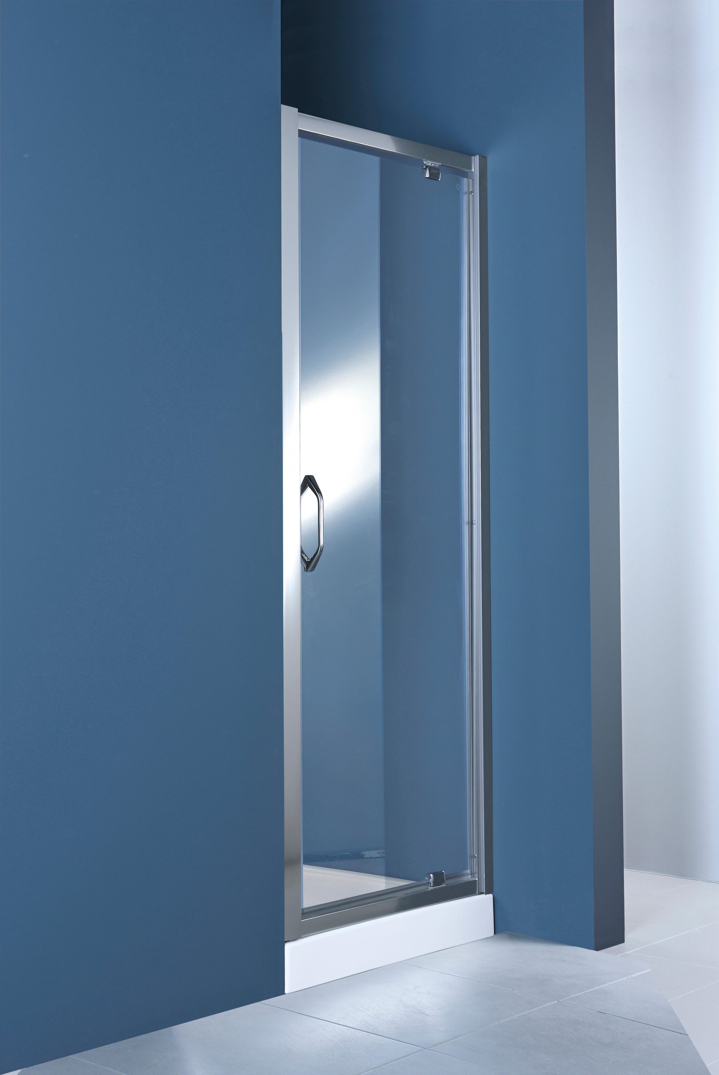 Paroi de douche retour fixe L.80 x H.190 cm x Ep.4 mm - Huppe - 2