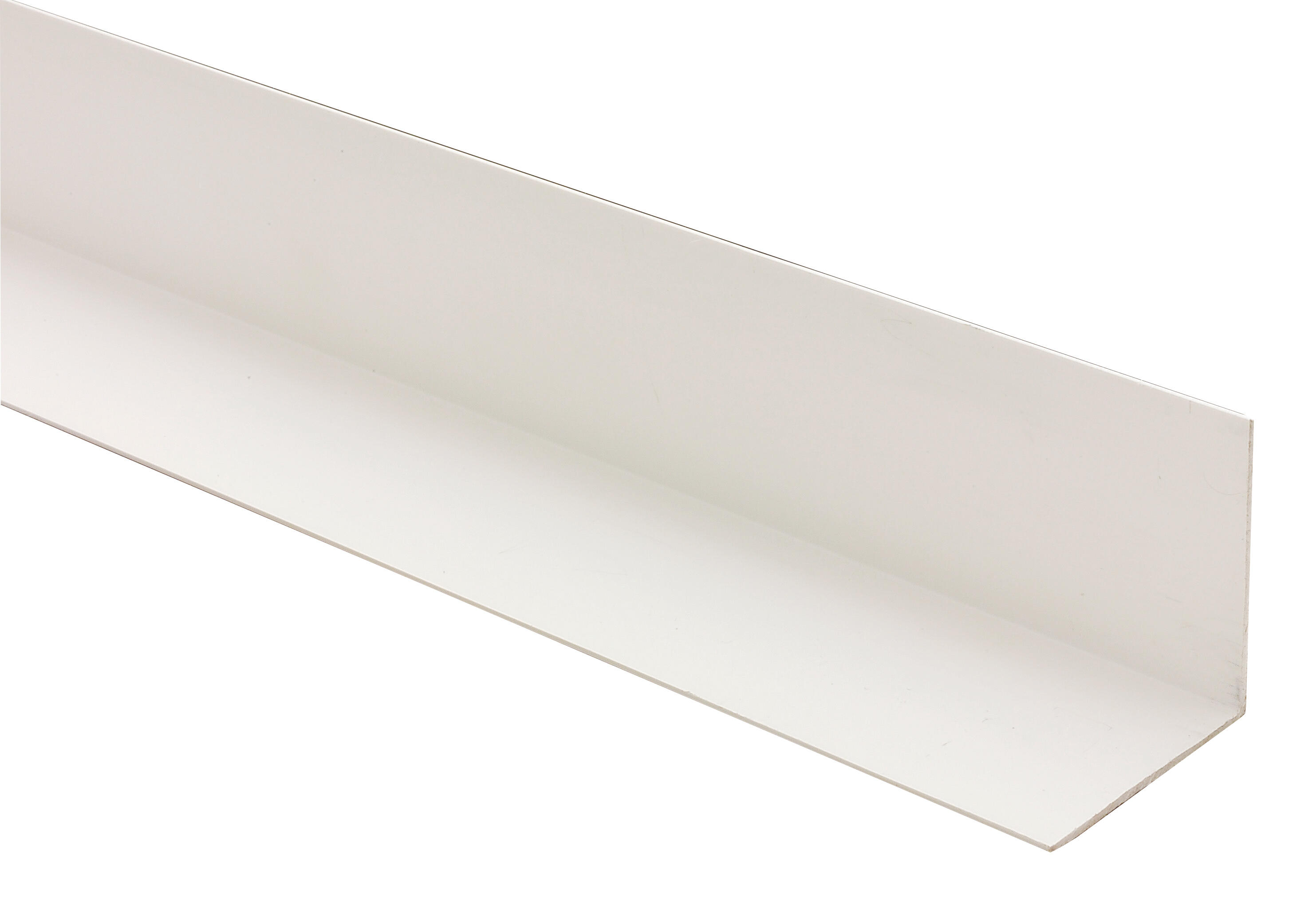 Cornière d'angle PVC 25 x 25 mm L.2,6 m blanc  - CQFD - 2
