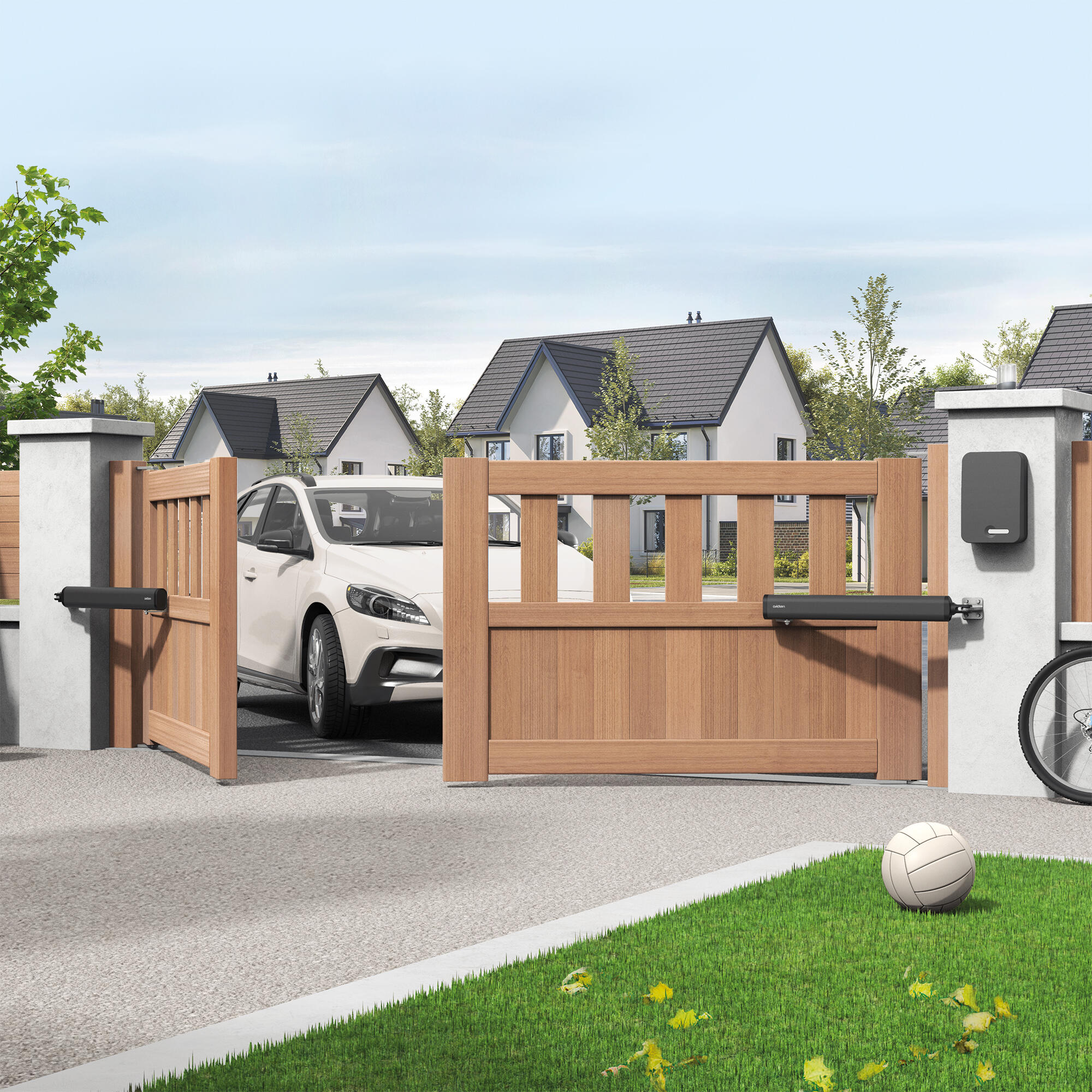 Motorisation de portail à vérins AVIDSEN teha 410 - 3