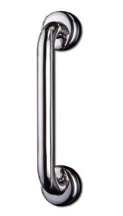 Barre d'appui droite 30 cm acier inoxydable poli - 01260-LS AKW - 2