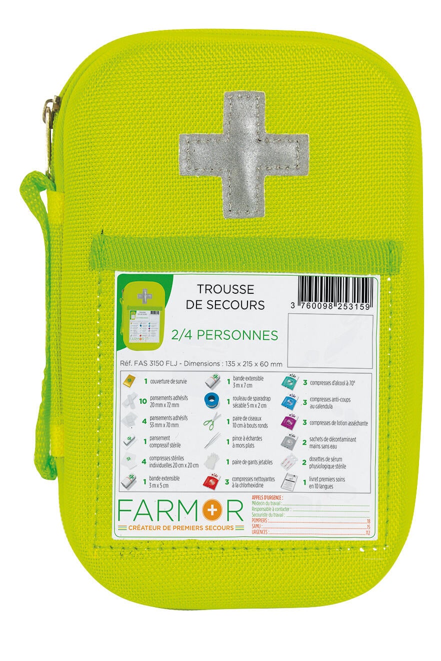 Trousse de secours multirisques 2/4 personnes - FARMOR - 4