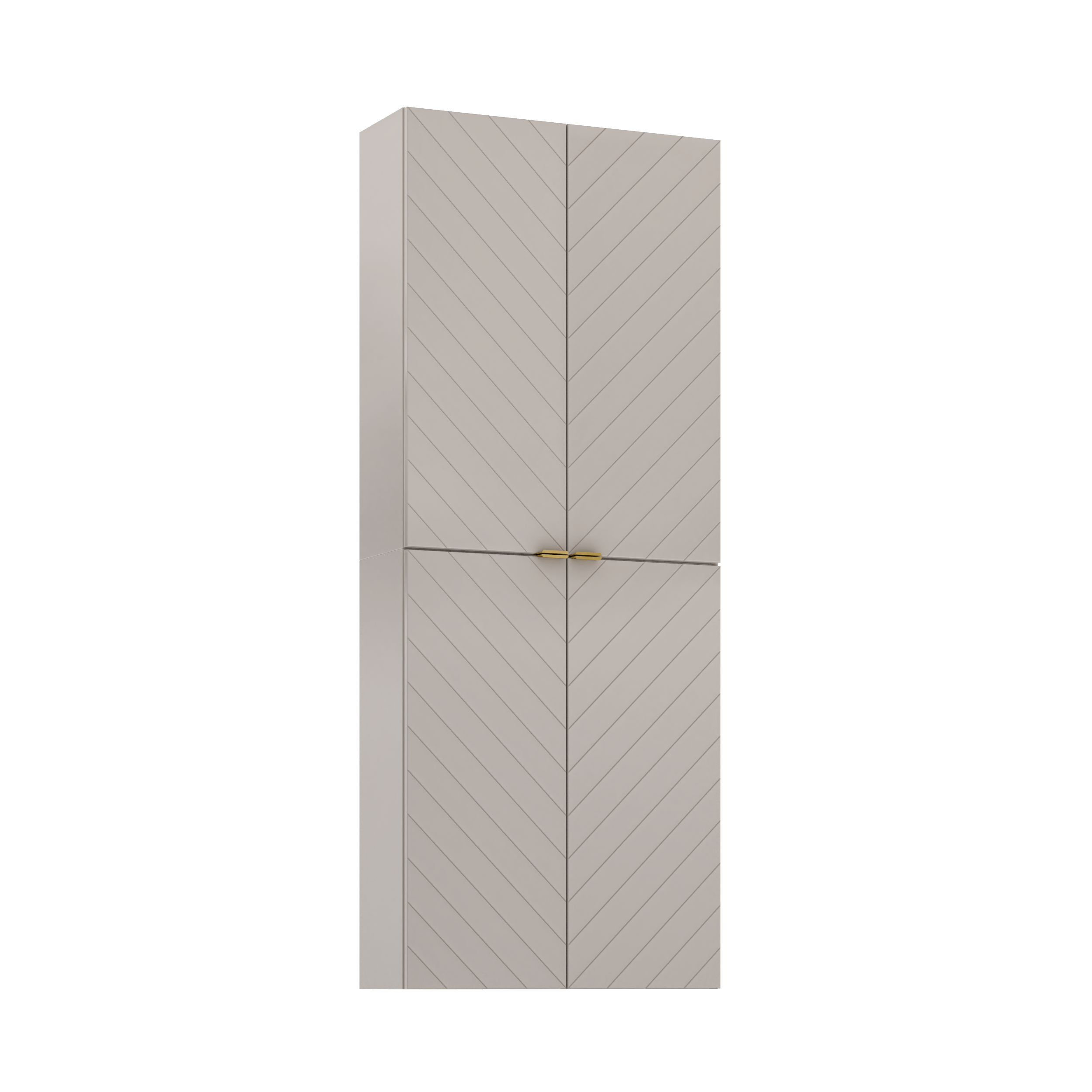 Szafka łazienkowa wisząca Vixana 60x21.6x74.7 cm kaszmir Mirano - 10