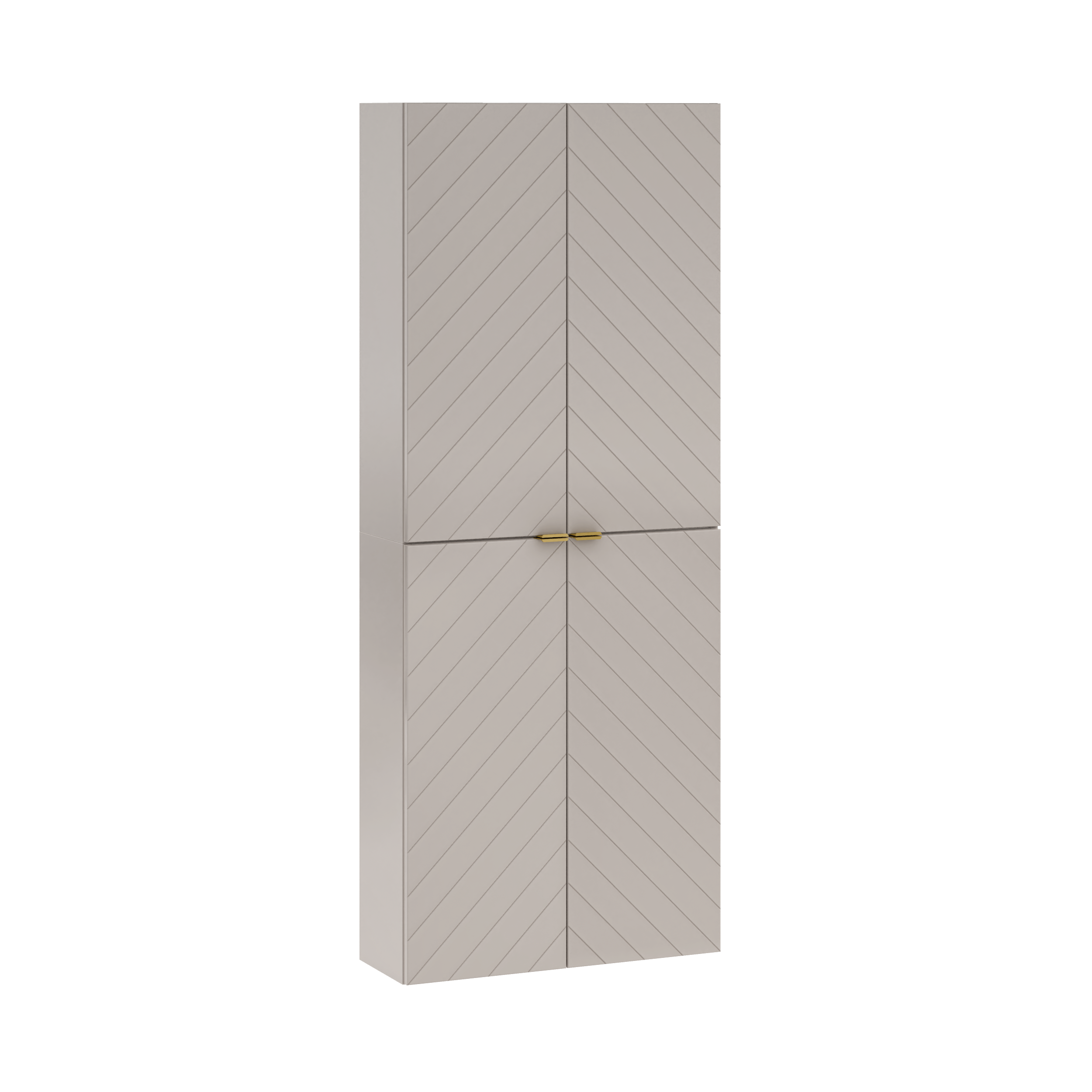 Szafka łazienkowa wisząca Vixana 60x21.6x74.7 cm kaszmir Mirano - 7