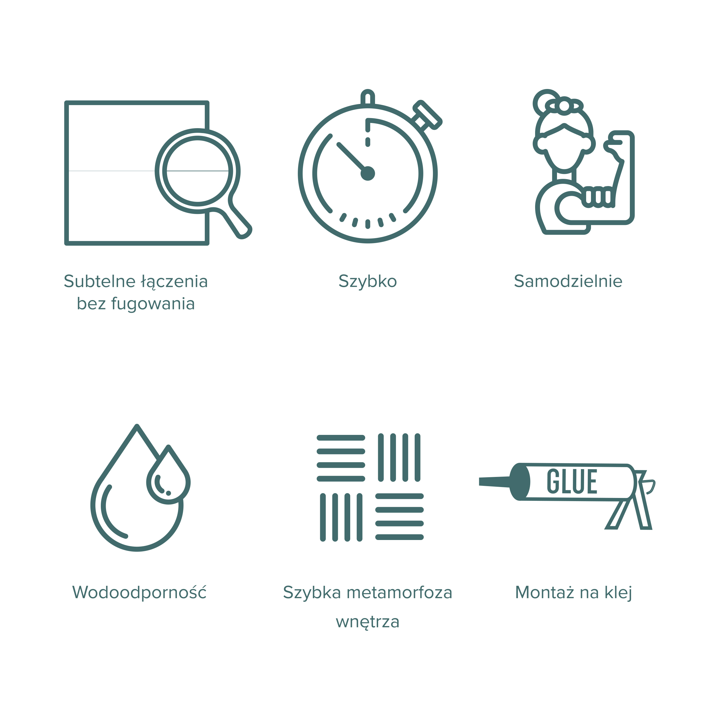 Panele ścienne SPC winylowe wodoodporne Calacatta Perla 120x60 cm - 5