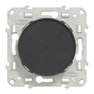 Obturateur à assembler Odace, SCHNEIDER ELECTRIC, gris anthracite