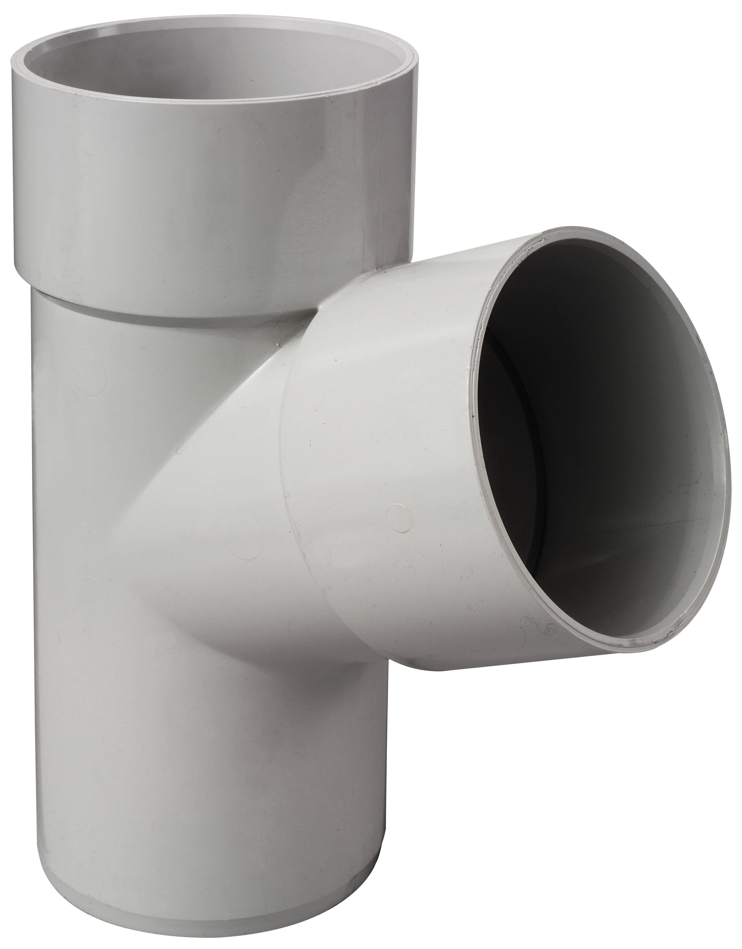 Culotte 67.30° PVC gris Diam.80 mm - GIRPI - 2