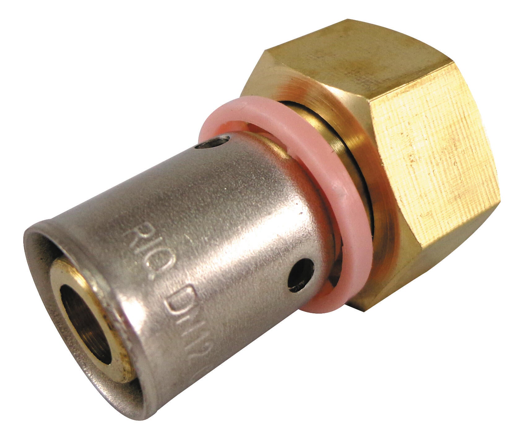 Raccord femelle écrou libre F.15X21(1/2'') PER à sertir Diam.12 mm - (lot de 2) - 2