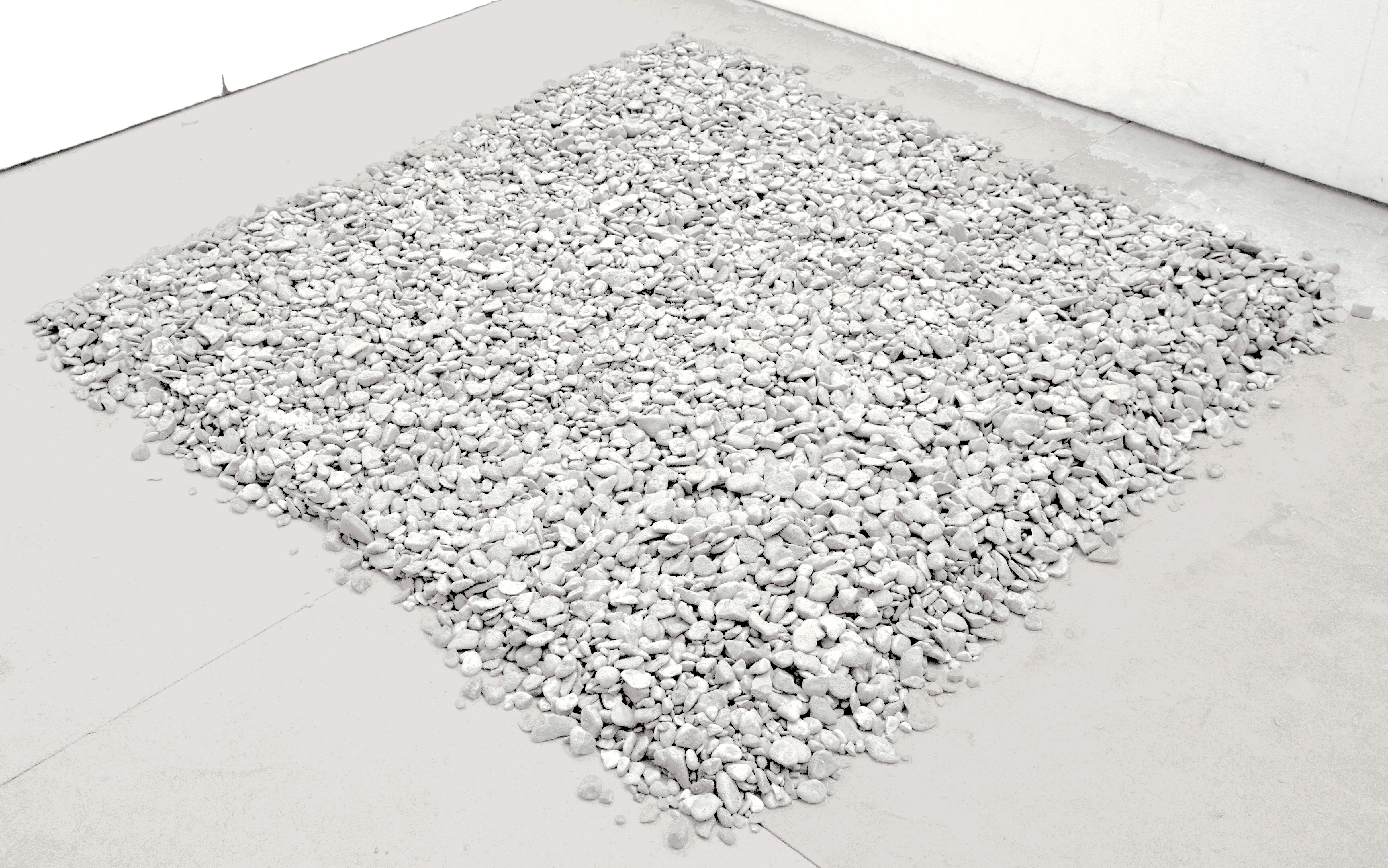 Sac gravillon décoratif calcaire blanc, 25 kg - 2