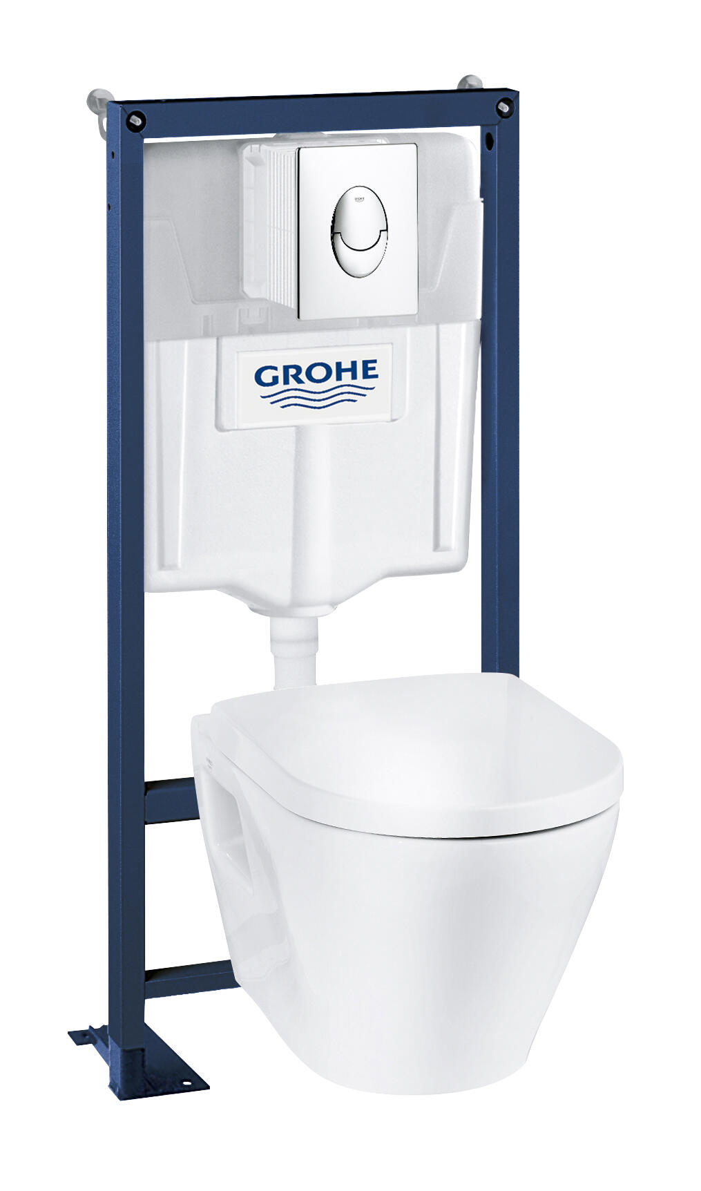 Pack wc suspendu sans bride bâti universel - GROHE Solido Harmony - 2