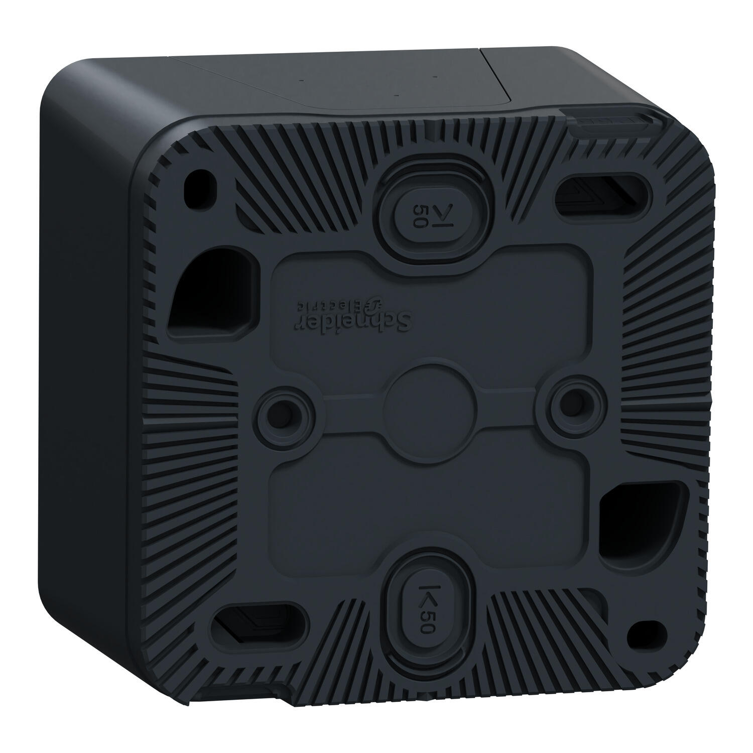 Interrupteur va-et-vient saillie Mureva Styl, SCHNEIDER ELECTRIC, anthracite - 2