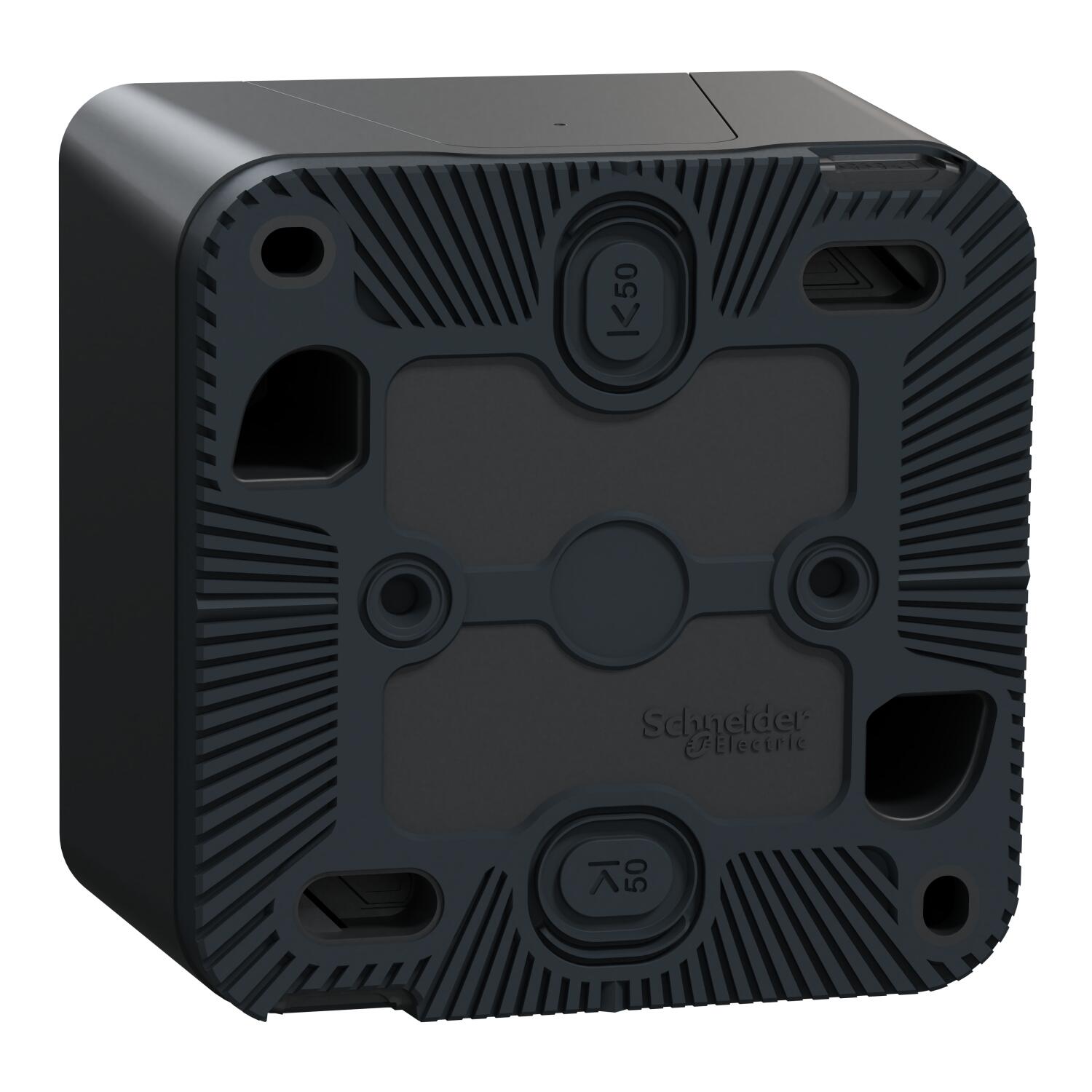 Double interrupteur saillie Mureva Styl SCHNEIDER ELECTRIC anthracite - 12