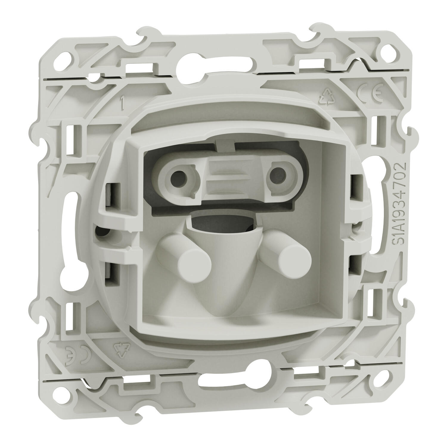 Sortie de câble à assembler Odace, SCHNEIDER ELECTRIC, blanc - 7