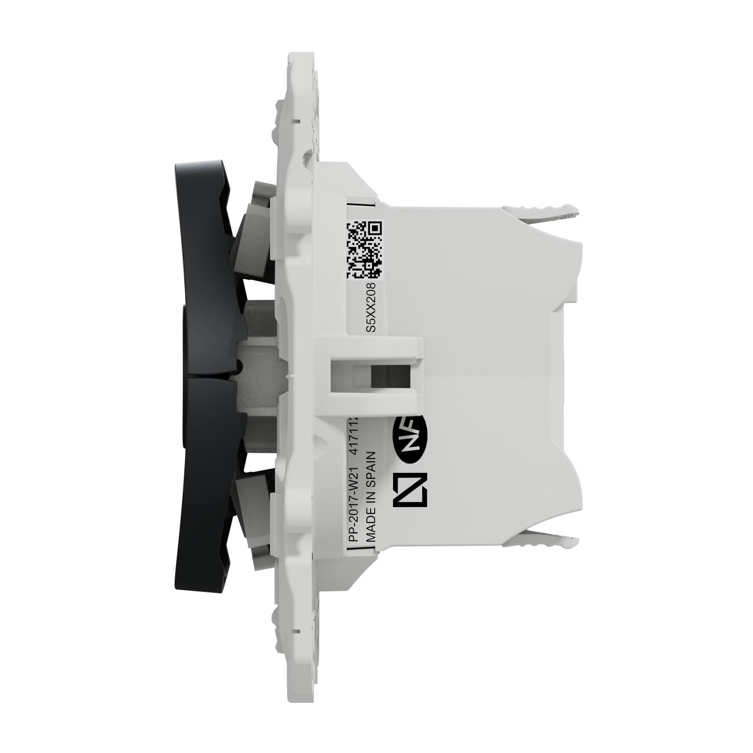 Interrupteur volet roulant anthracite Odace - SCHNEIDER ELECTRIC - 4