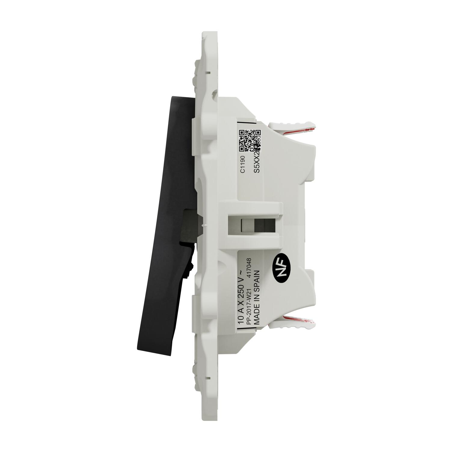 Double interrupteur va-et-vient à assembler Odace SCHNEIDER ELECTRIC anthracite - 8