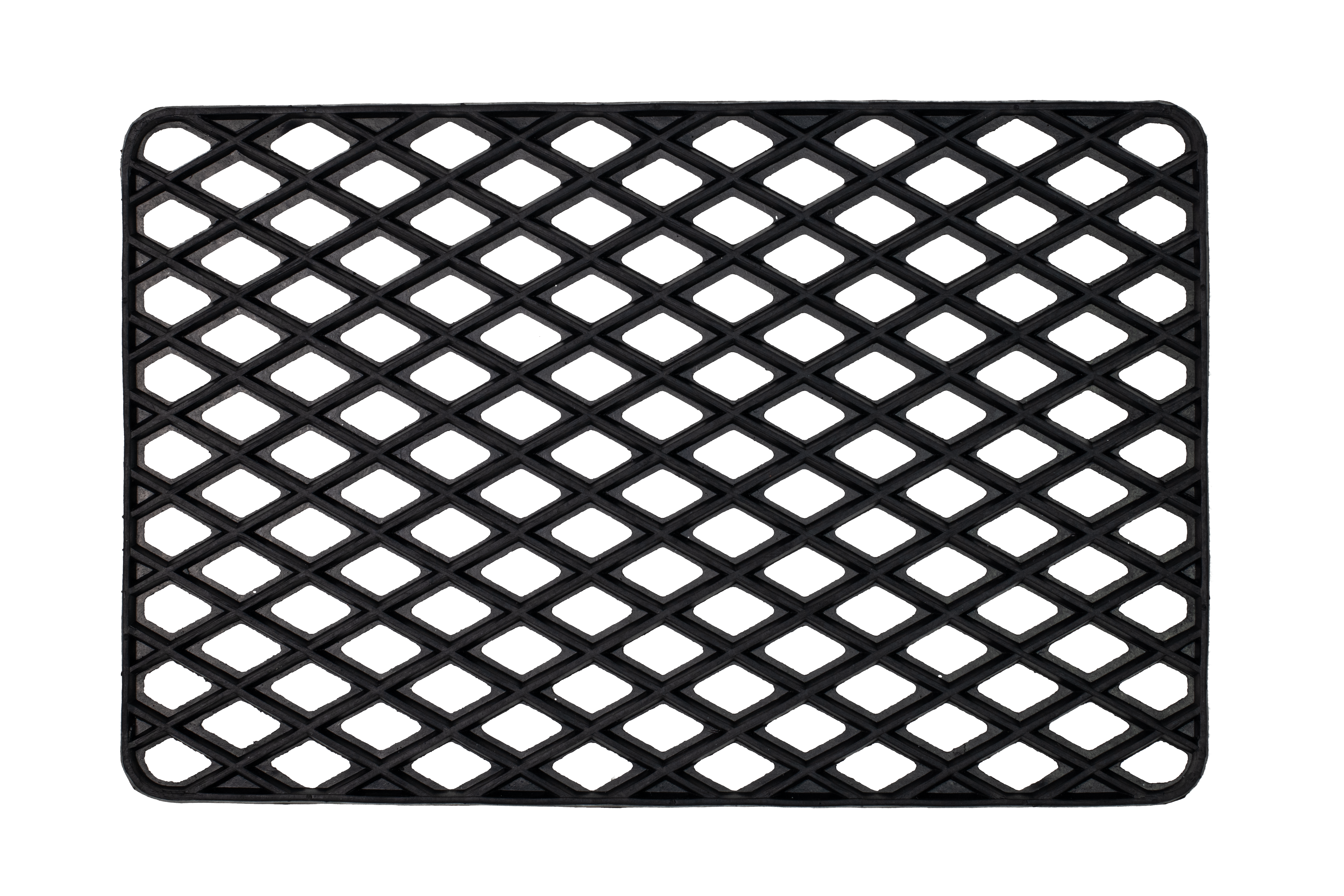 Wycieraczka zewnętrzna Losange 56 x 36 cm gumowa czarna Inspire - 3