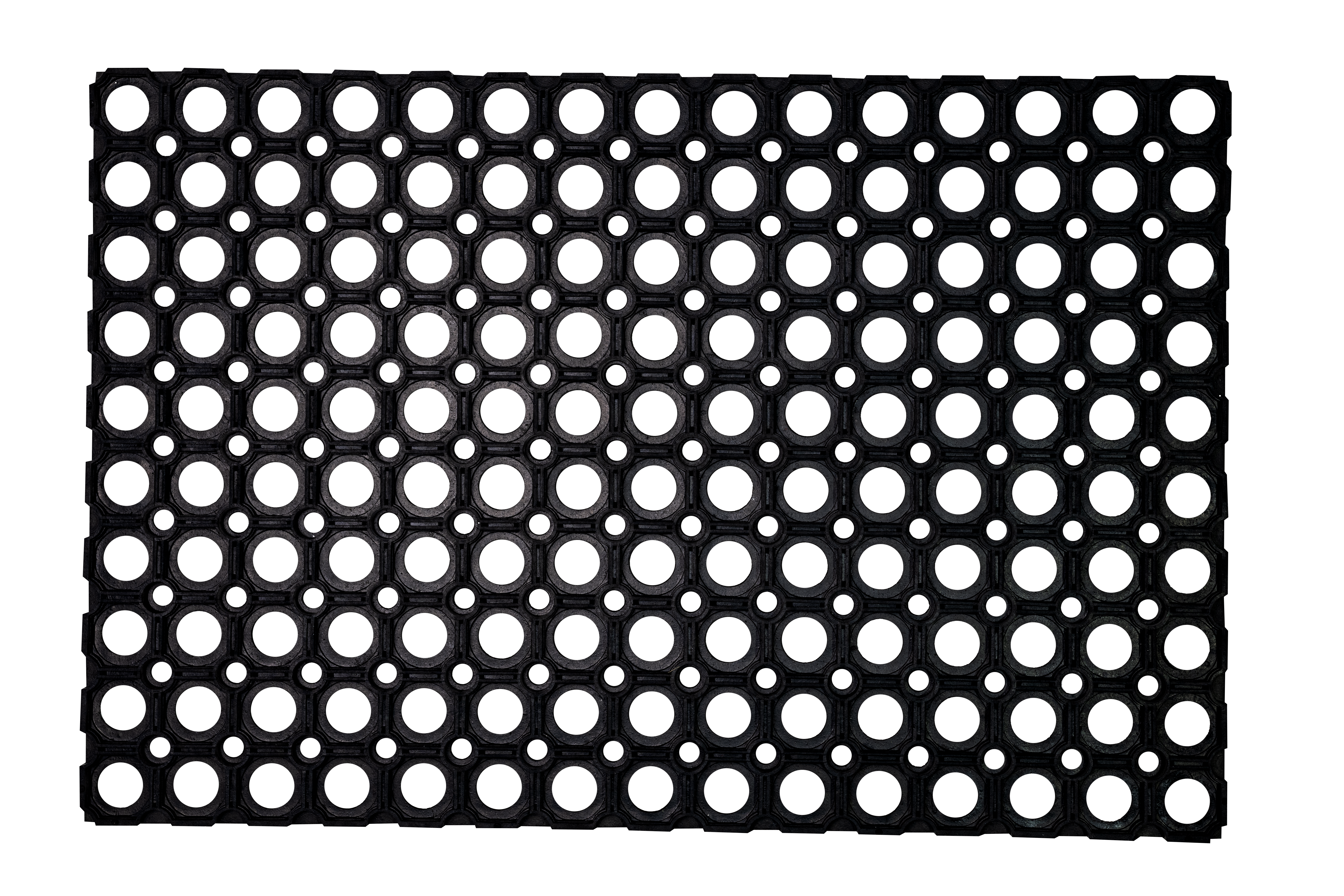 Wycieraczka zewnętrzna Flavio 100 x 50 cm gumowa czarna Inspire - 3