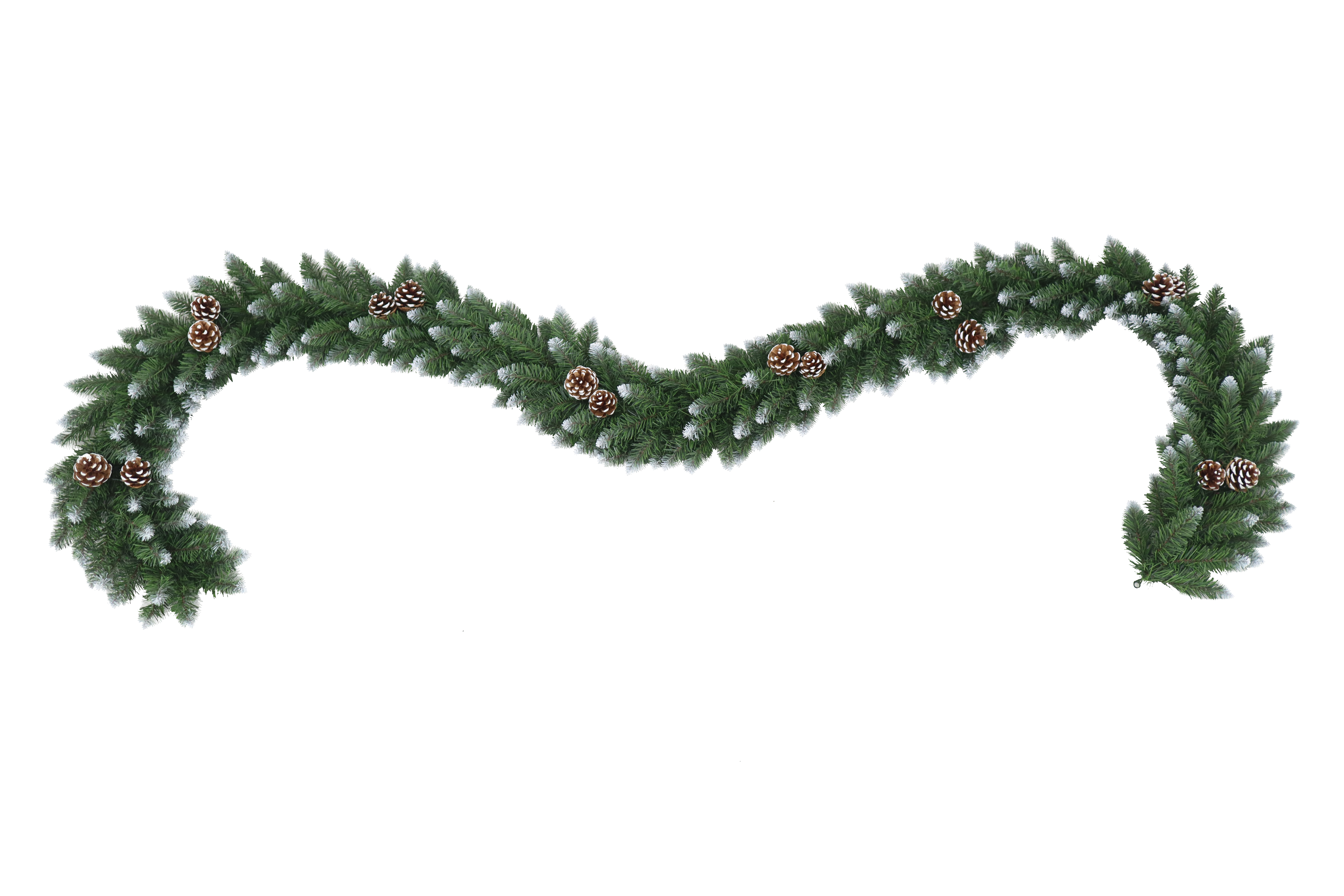 Girlanda świerkowa sztuczna z szyszkami 12x270cm - 2