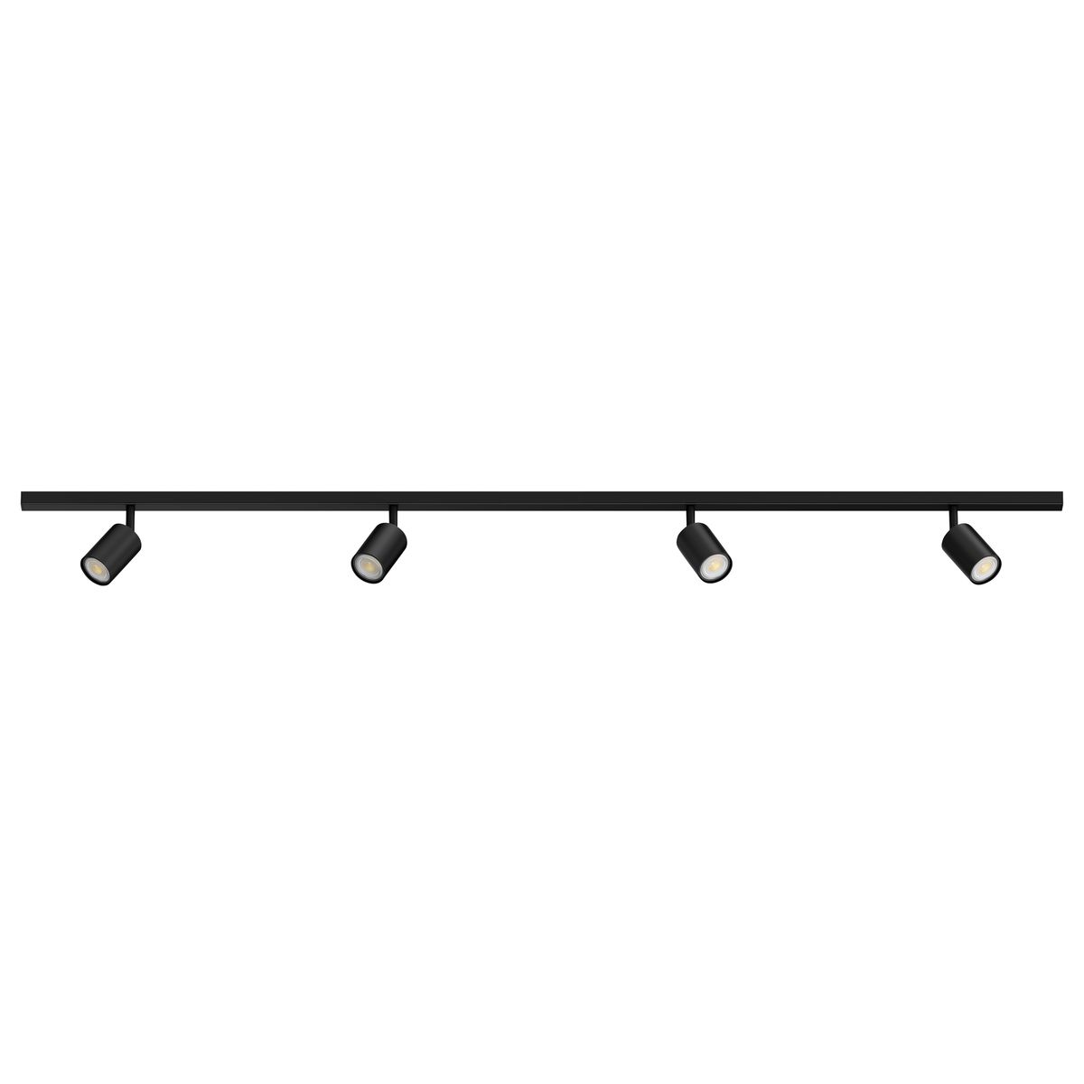 Zestaw szynowy Lasia czarny 4 X LED
