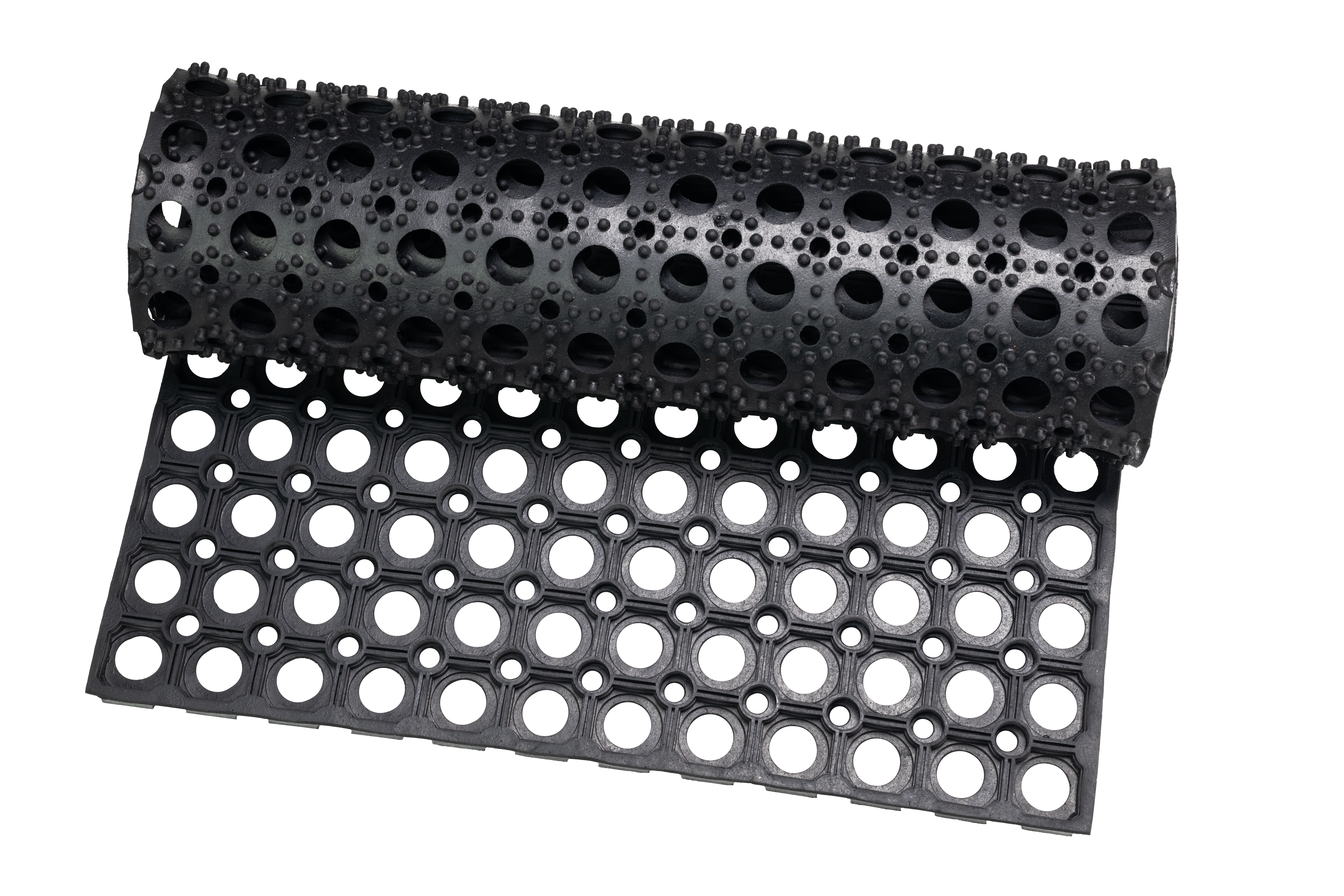 Wycieraczka zewnętrzna Flavio 100 x 50 cm gumowa czarna Inspire - 2