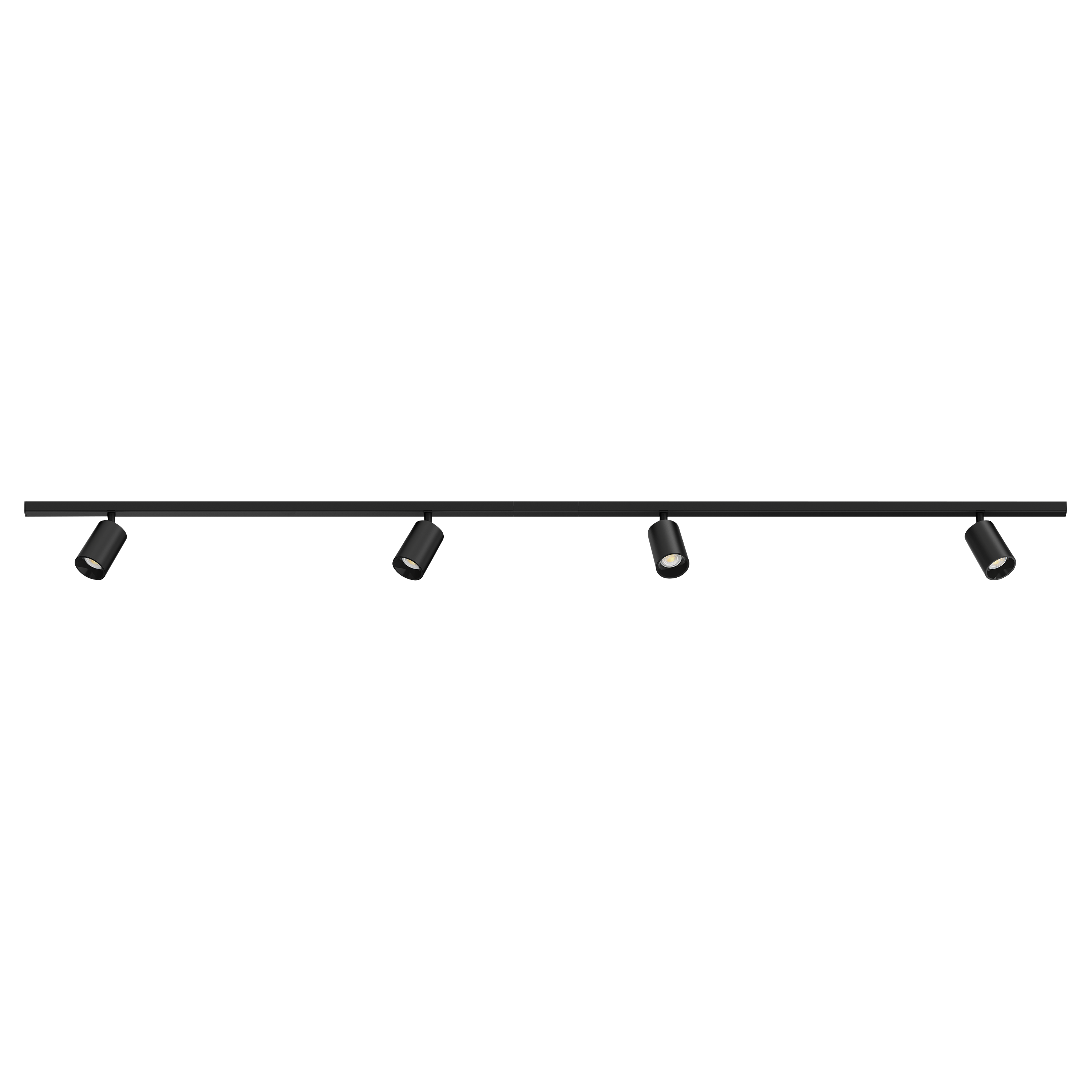 Zestaw szynowy Warna czarny 500 lm 4 x LED Inspire