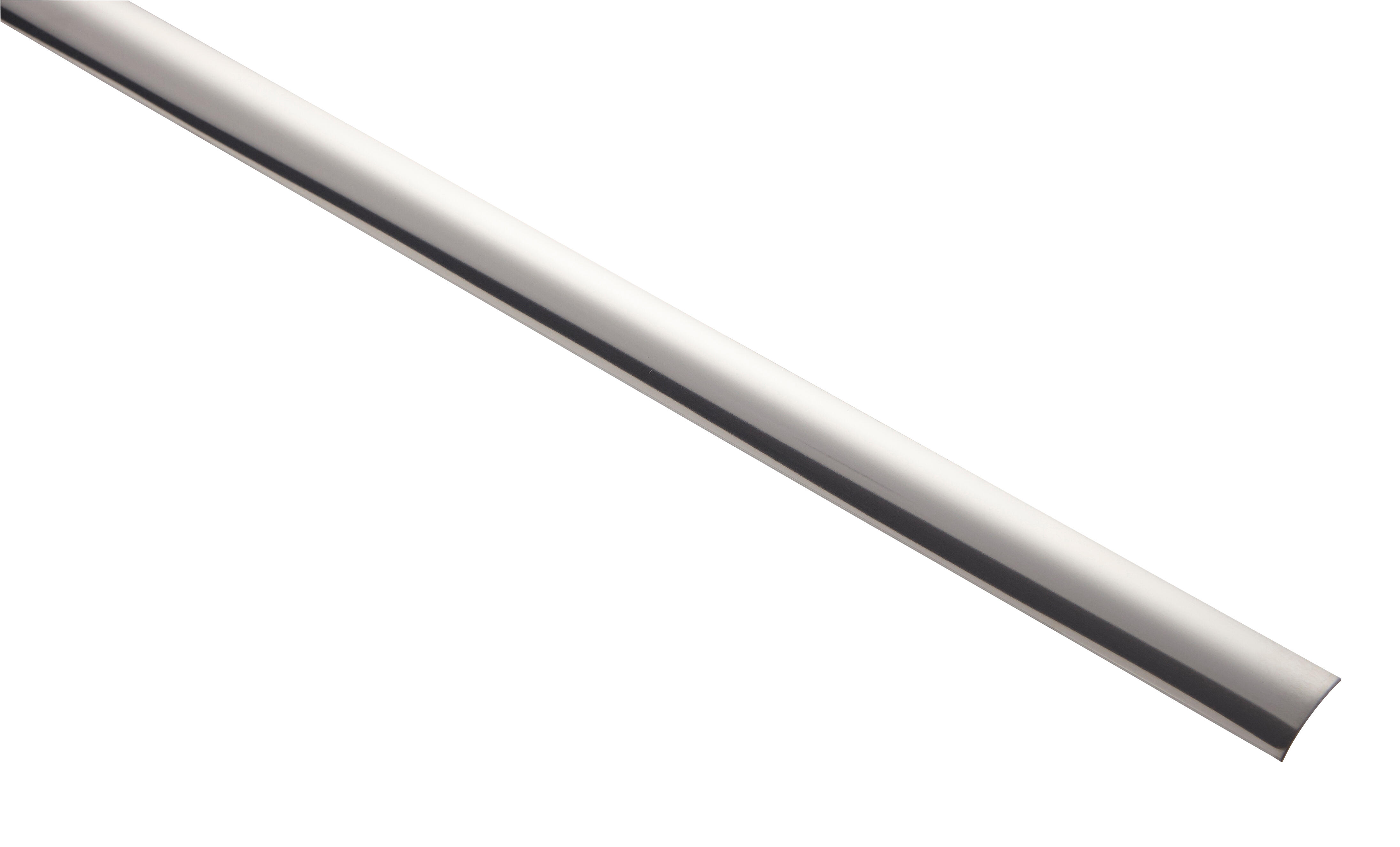 Barre de seuil inox brillant auto-adhésif L.93 x l.3 cm Presto - 4
