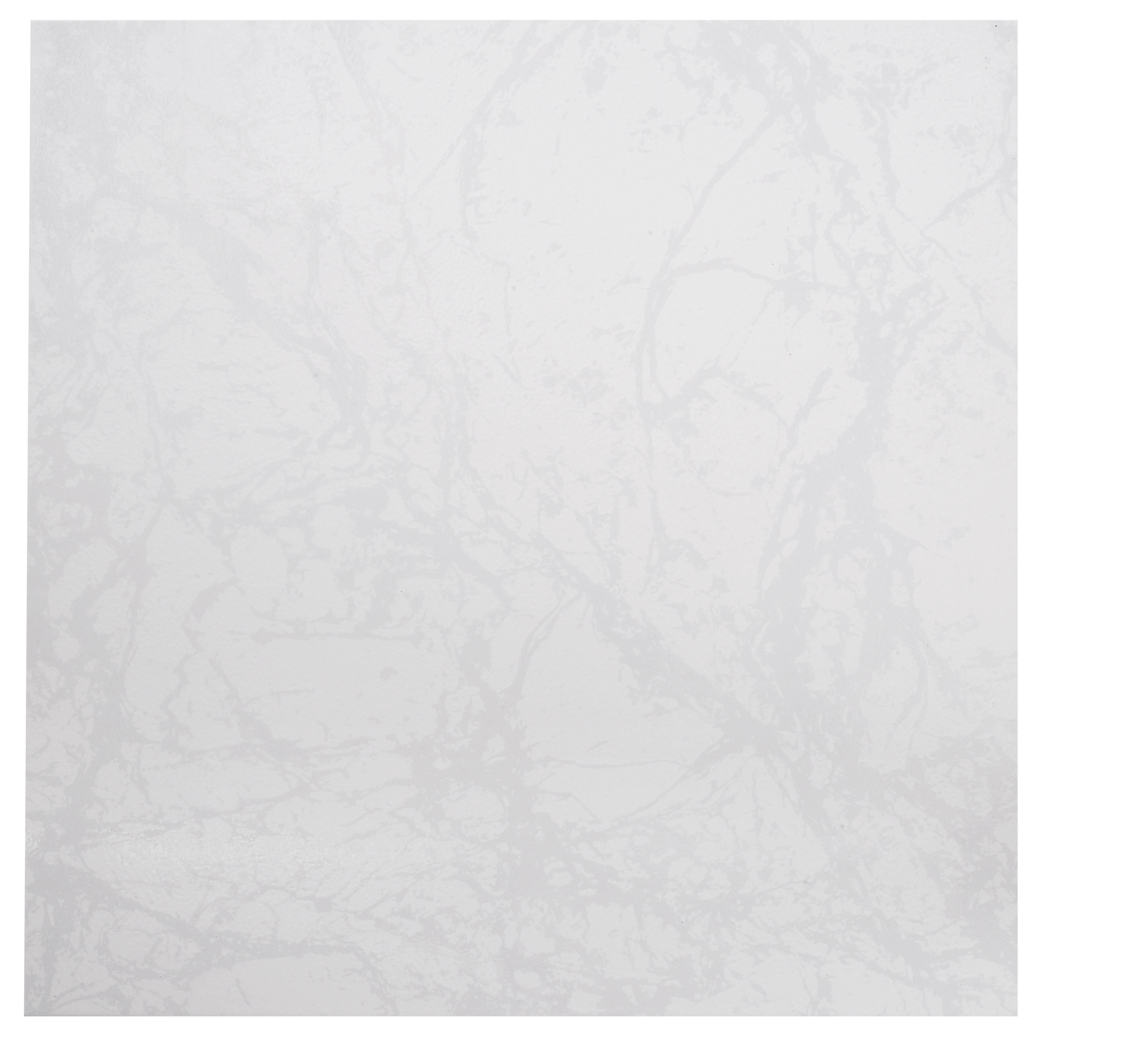 Carrelage sol intérieur effet marbre l.45x L.45 cm - Ubeda Blanc - 4