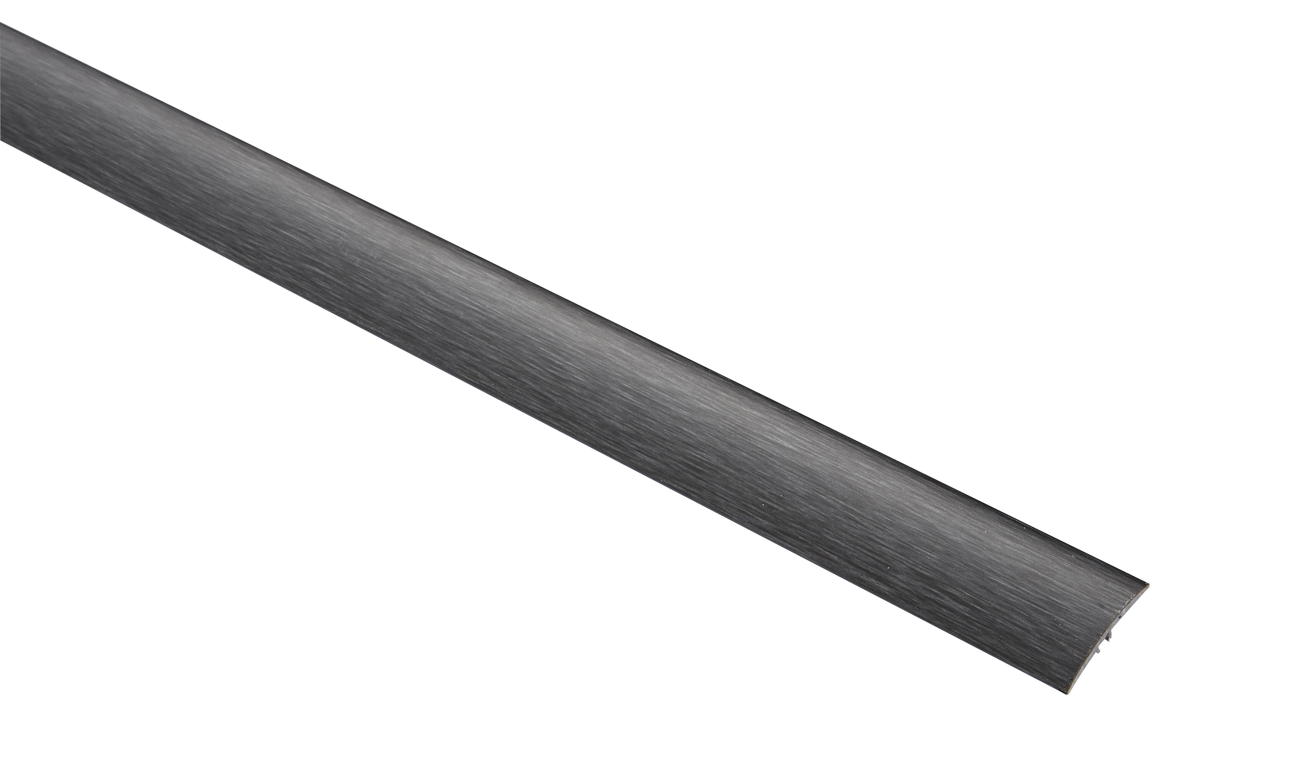 Barre de seuil aluminium métal oxydé à visser L.93 x l.4,10 cm  - 7