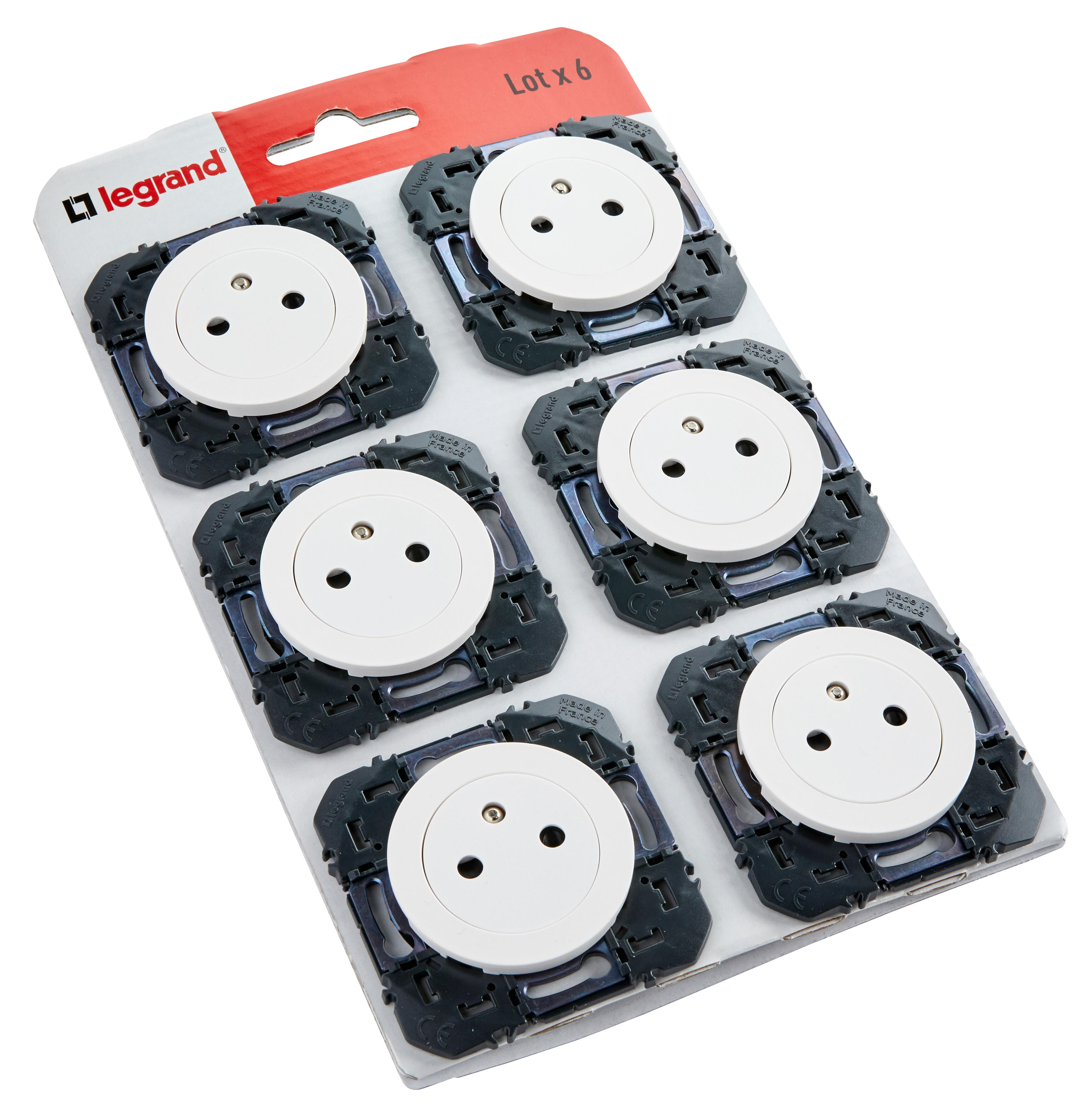 Prise de courant 2P+T Dooxie Lot de 6 - LEGRAND  - 3