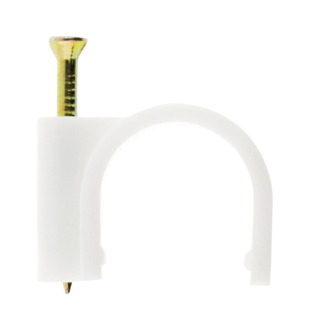 Lot de 100 cavaliers blanc Diam.6 mm - 2