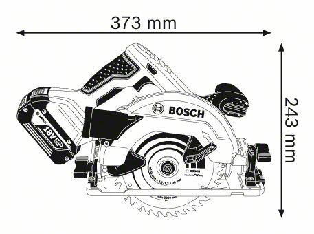 Scie circulaire sans fil 18V + Coffret - BOSCH PROFESSIONAL - GKS 18V-57G - 5