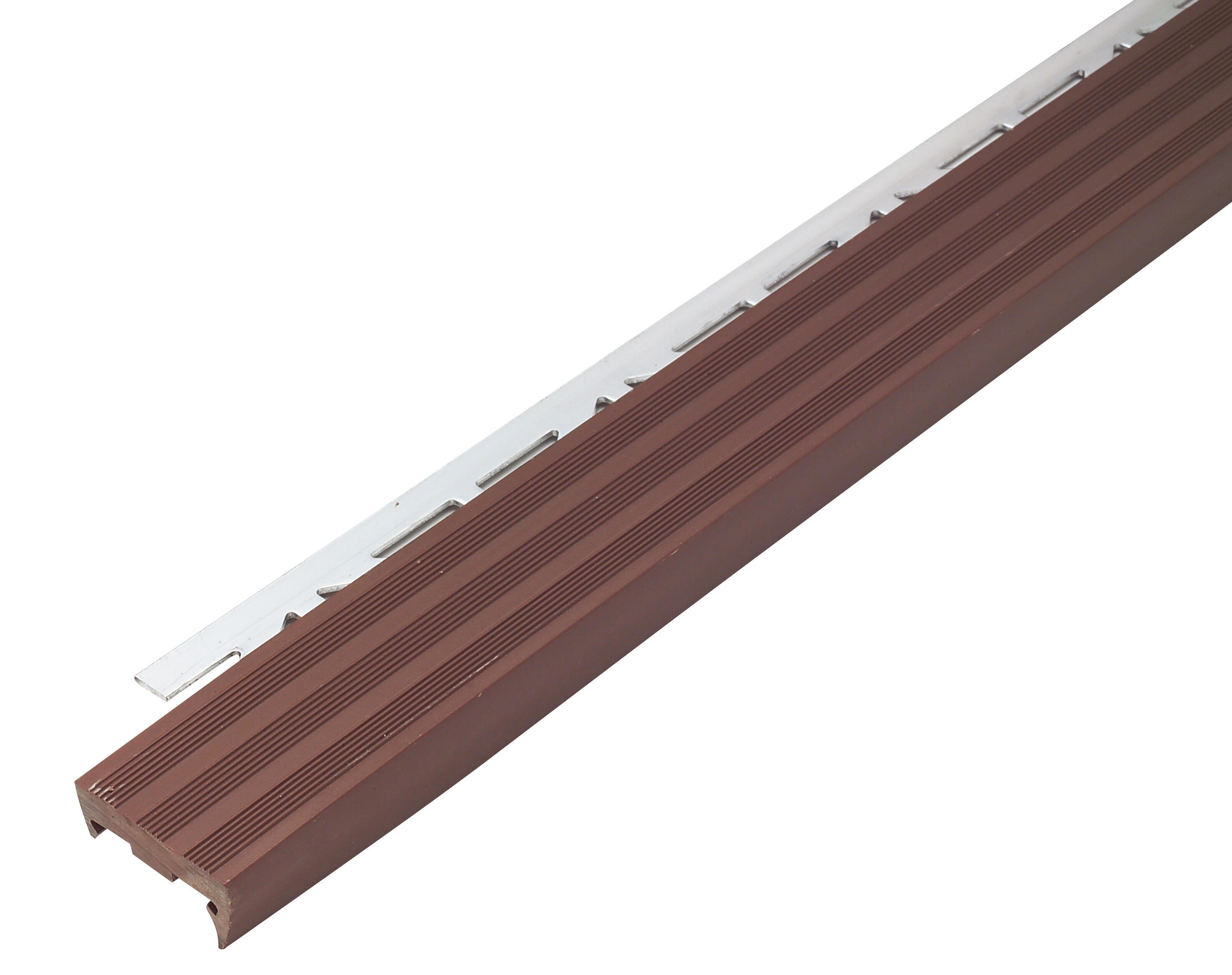 Nez de marche carrelage Ep.11 mm PVC noir L.1 m - 5