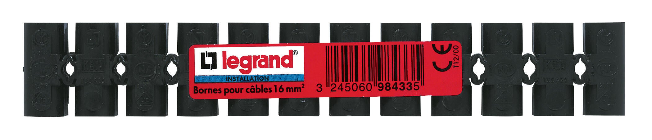 Borne de raccordement 16 mm² Nybloc - LEGRAND  - 2