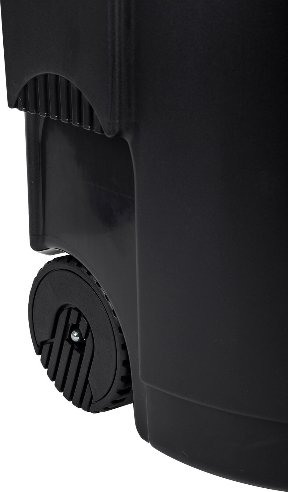 Poubelle à roulettes noire 110 L - 5