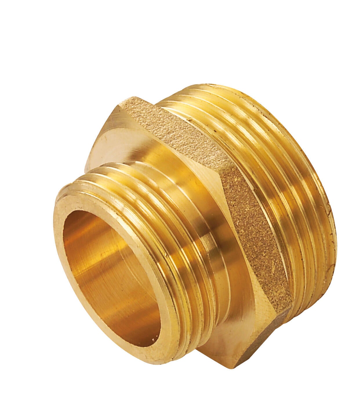 Raccord mamelon mâle réduit M.15X21(1/2'') - M.12X17(3/8'') cuivre à visser - (lot de 2) - 2