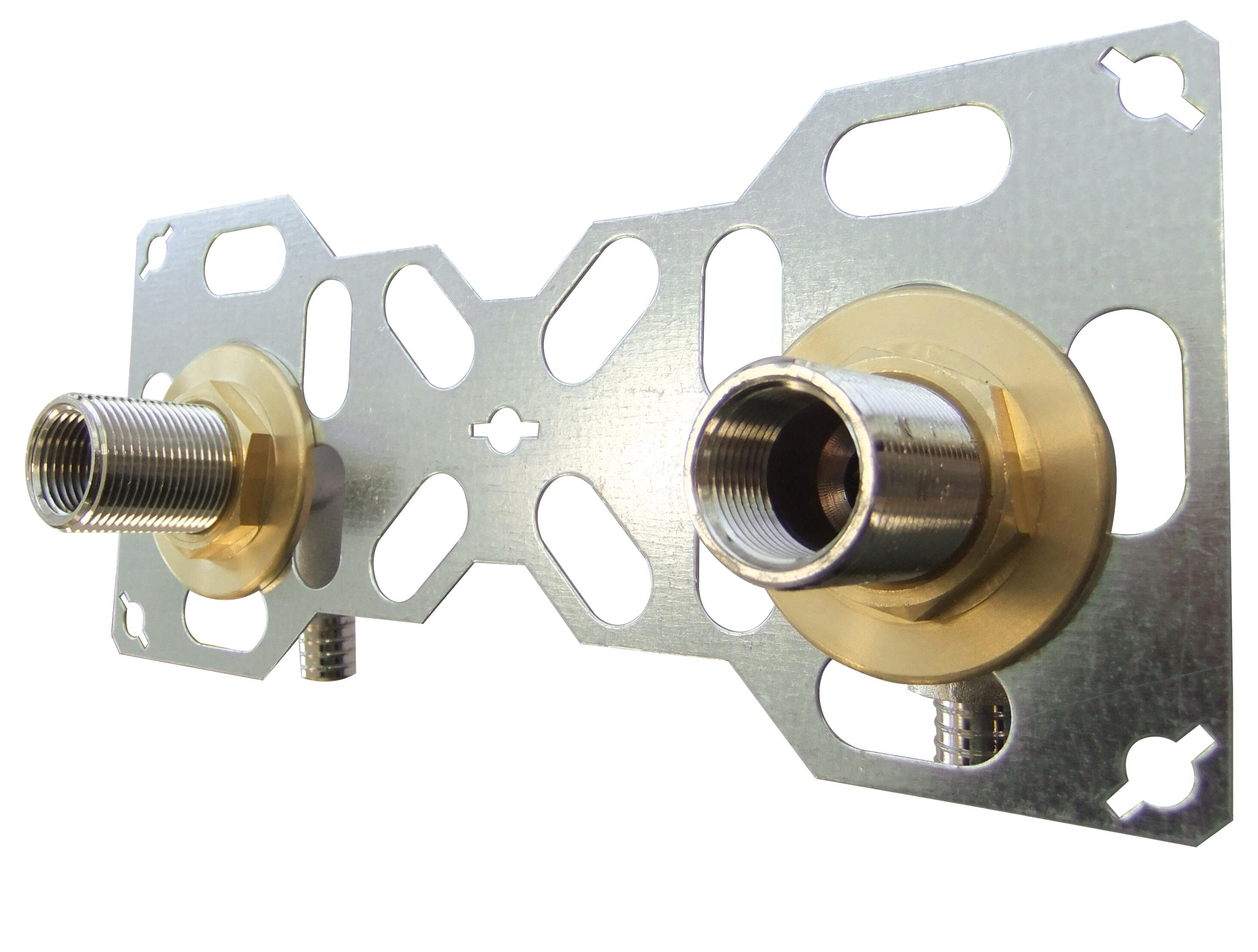 Kit de fixation robinetterie double pour installation en PER à glissement Diam.12 mm Easy Fix - 3