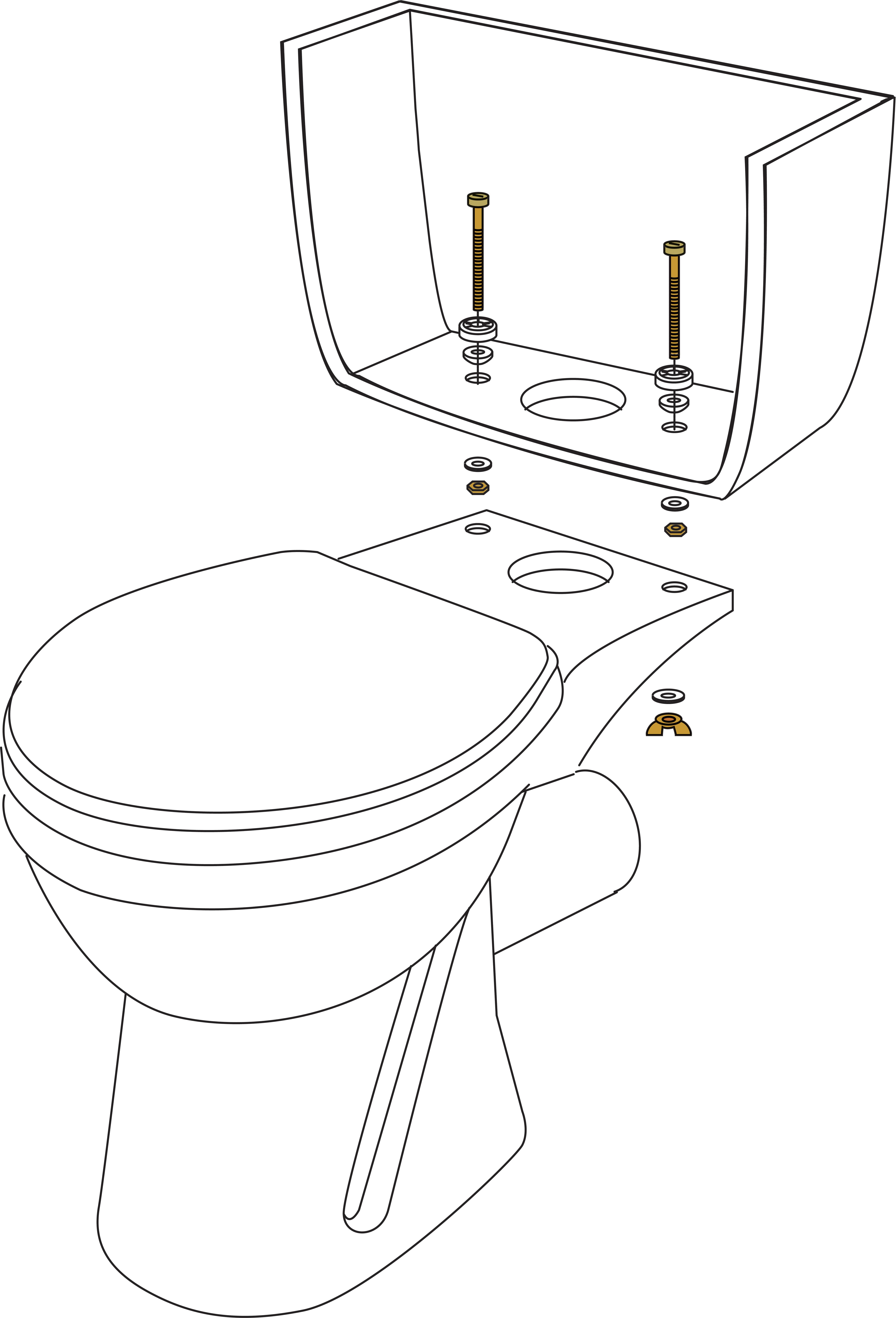 Vis métal pour cuvette et réservoir M21 WIRQUIN PRO - 3