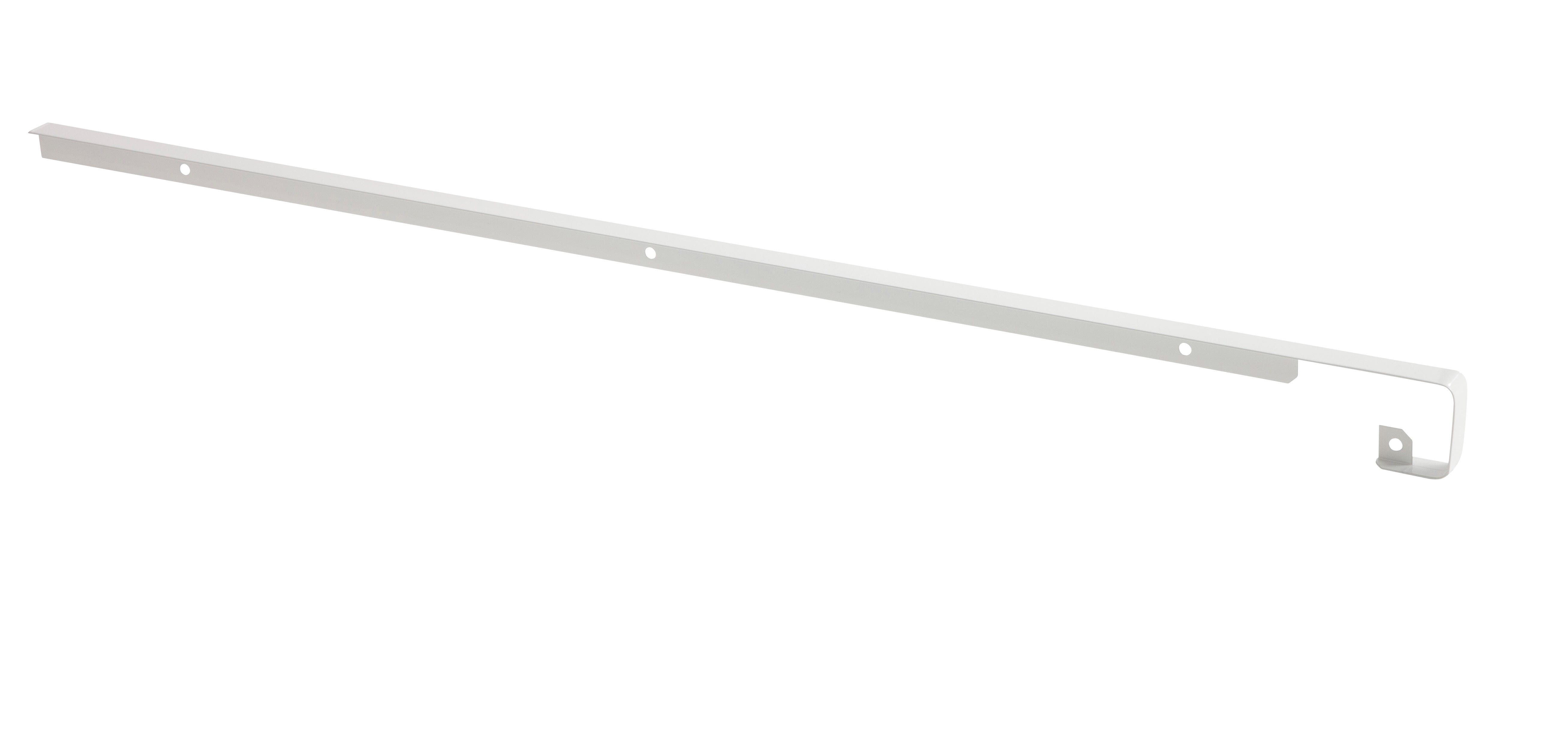 Profil de jonction droite 2 quarts de rond rayon 6-8 mm 38x670 mm Blanc - 3