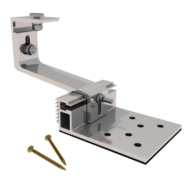 Fixation pour toiture tuile réglable F20 ETN x2 - SUNFER